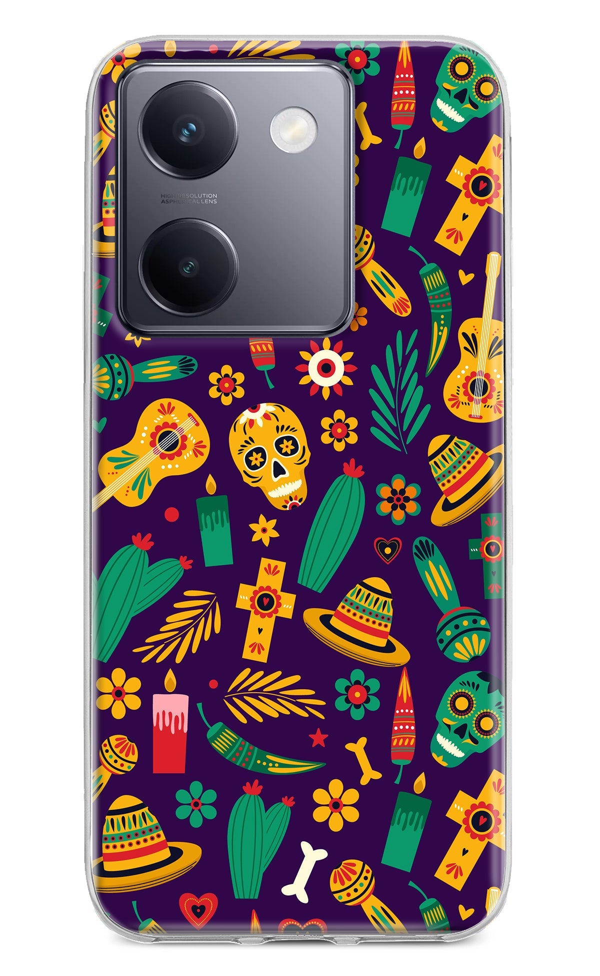 Mexican Artwork Vivo Y200 Pro Back Cover