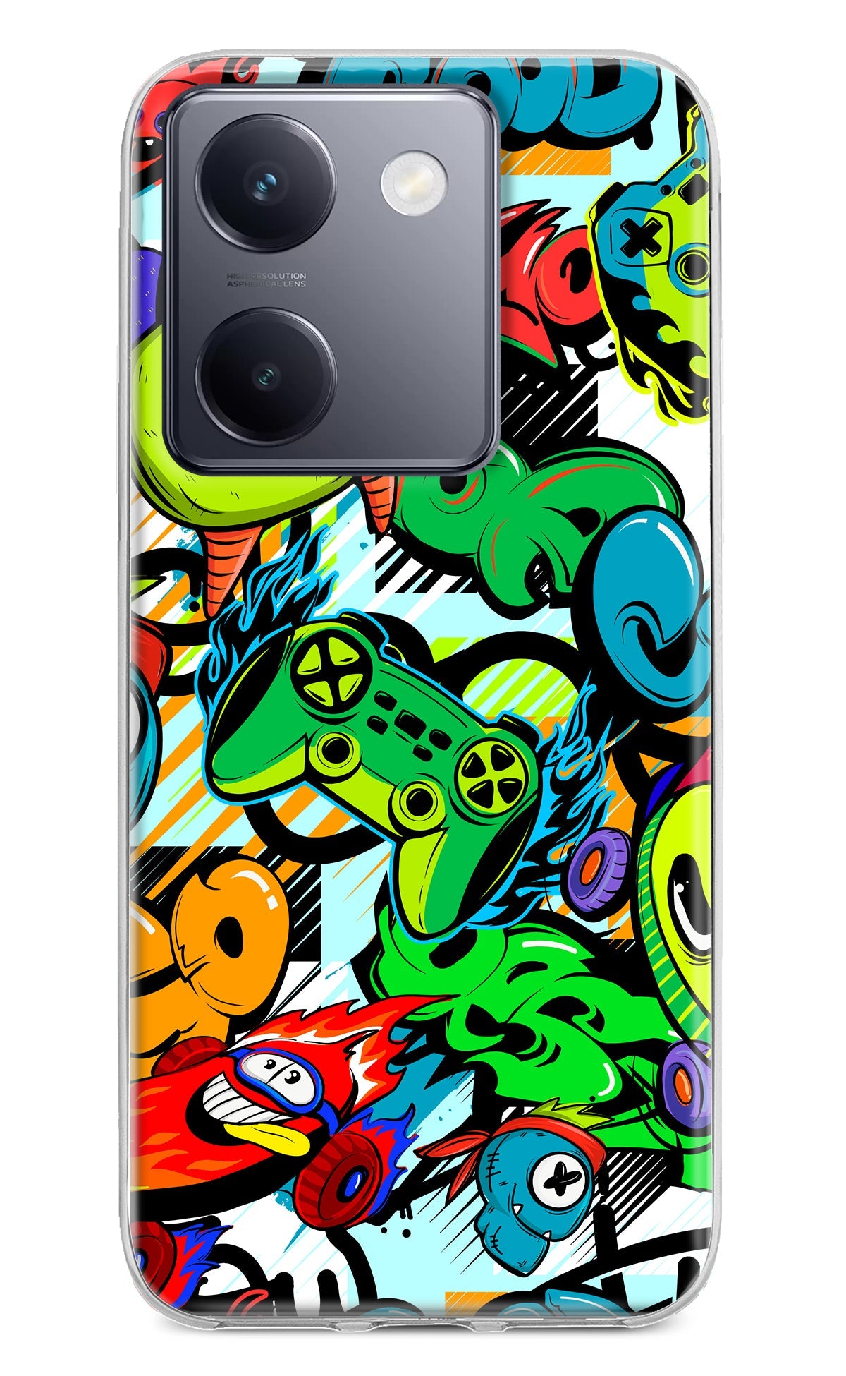 Game Doodle Vivo Y200 Pro Back Cover