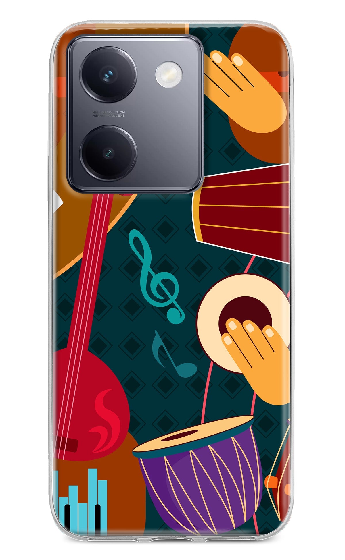 Music Instrument Vivo Y200 Pro Back Cover