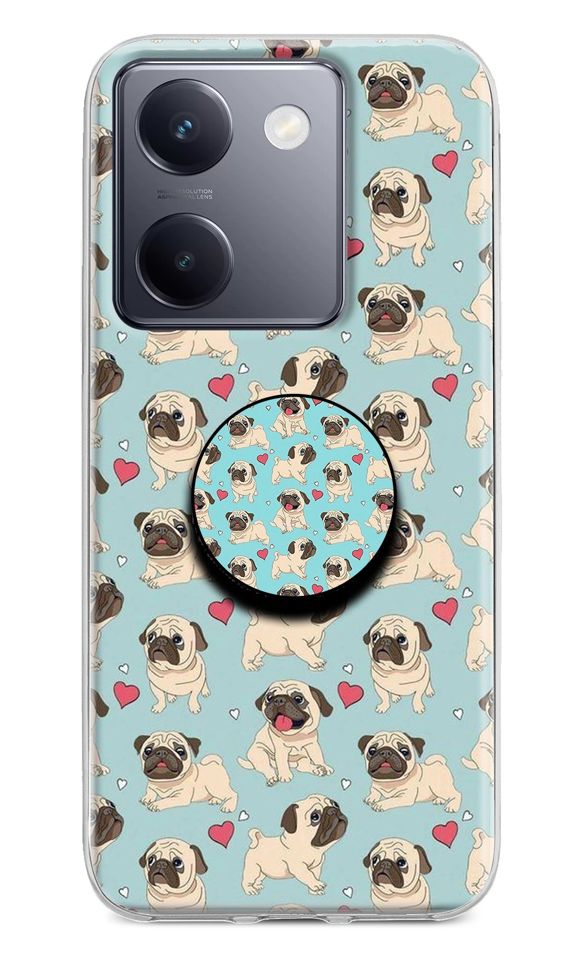 Pug Dog Vivo Y200 Pro Pop Case