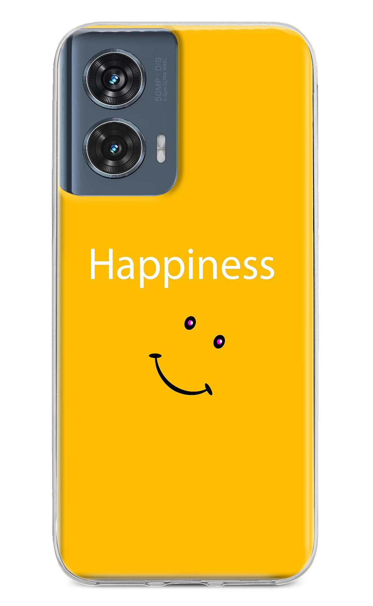 Happiness With Smiley Moto Edge 50 Fusion Back Cover