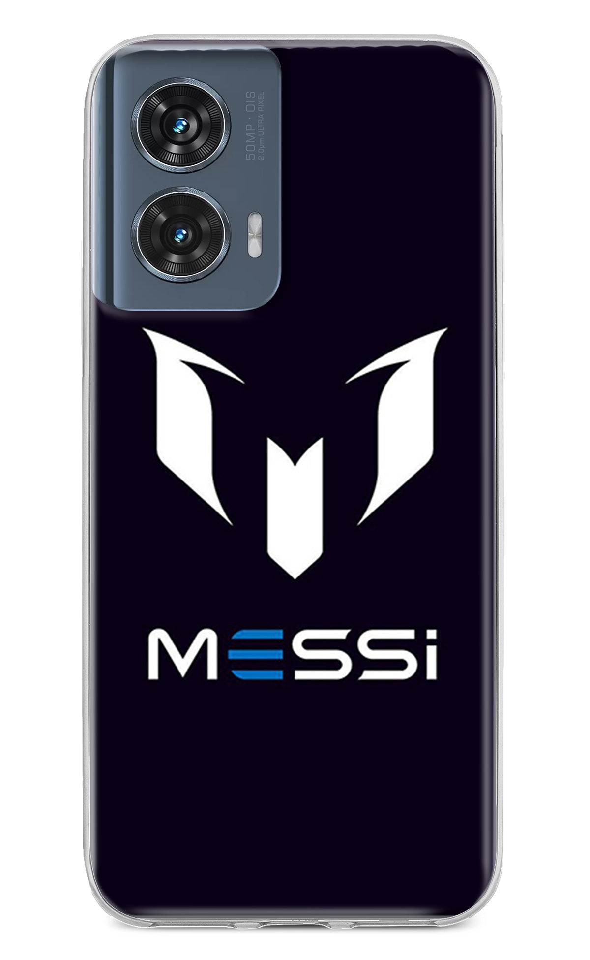 Messi Logo Moto Edge 50 Fusion Back Cover