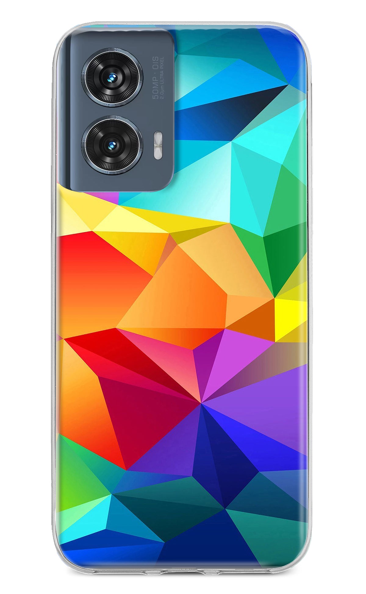 Abstract Pattern Moto Edge 50 Fusion Back Cover