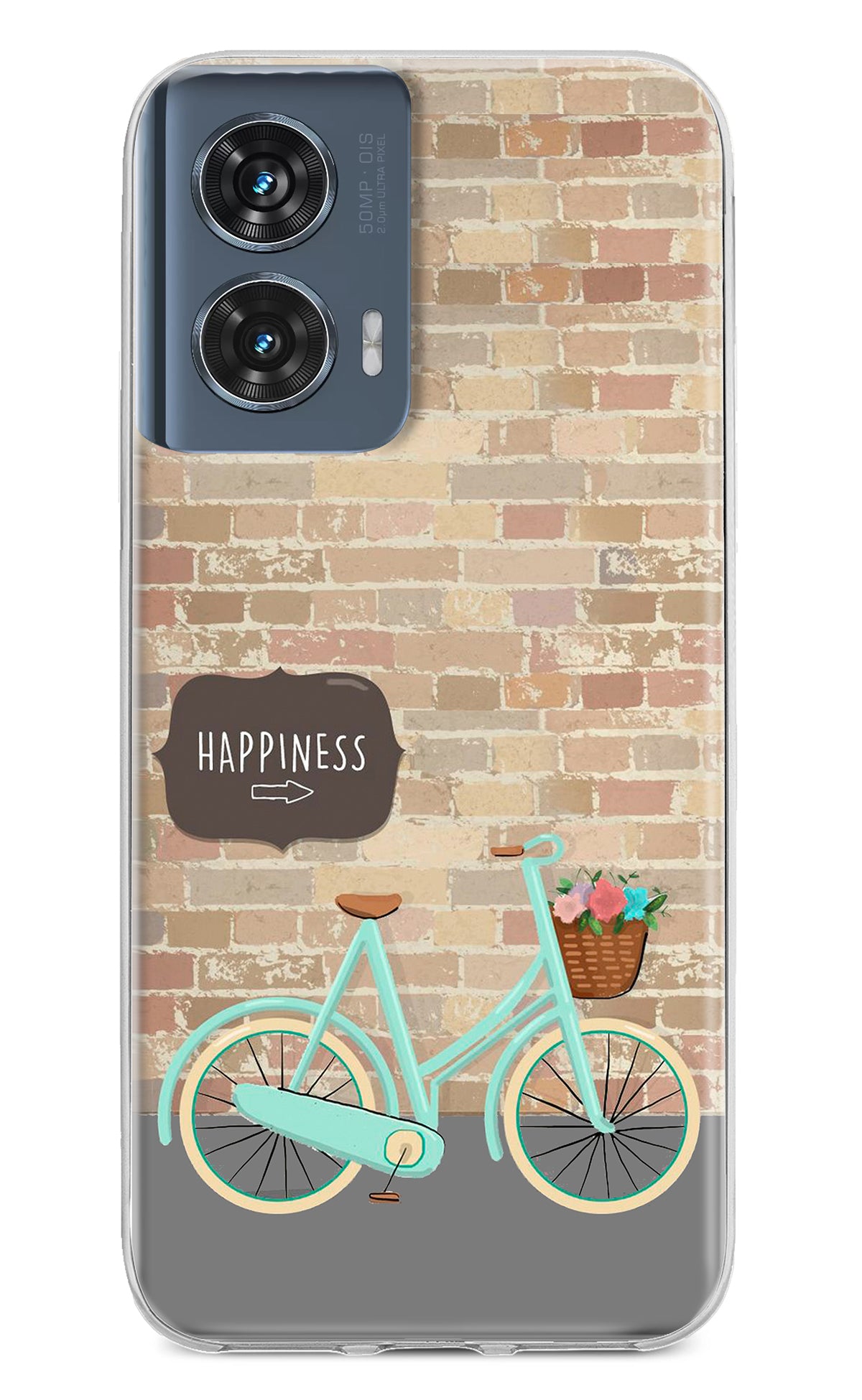 Happiness Artwork Moto Edge 50 Fusion Back Cover