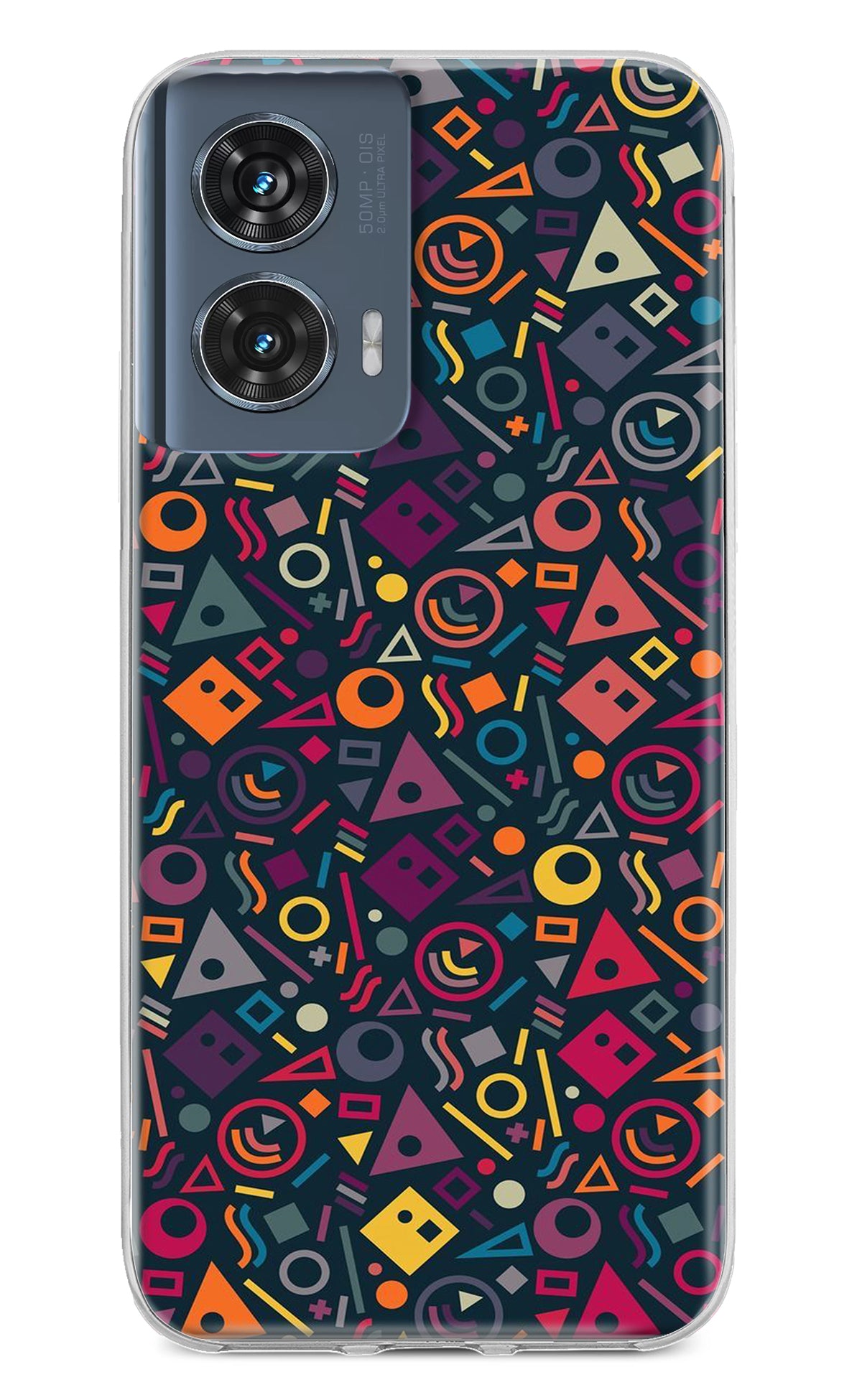 Geometric Abstract Moto Edge 50 Fusion Back Cover