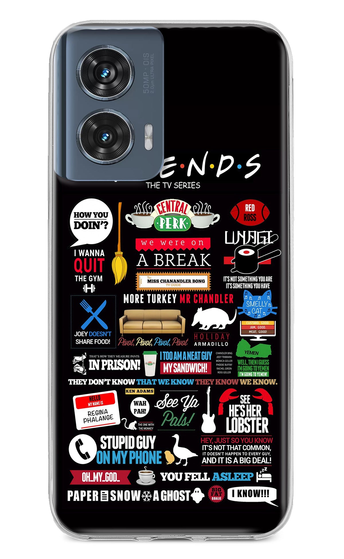 FRIENDS Moto Edge 50 Fusion Back Cover