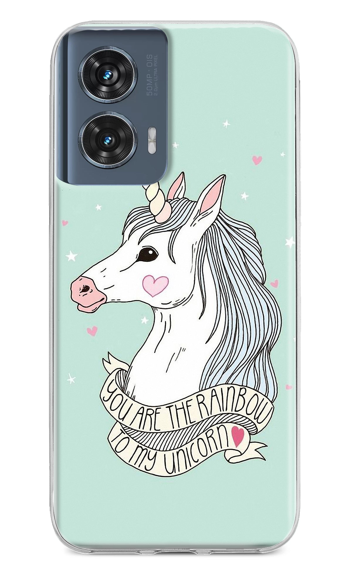 Unicorn Wallpaper Moto Edge 50 Fusion Back Cover