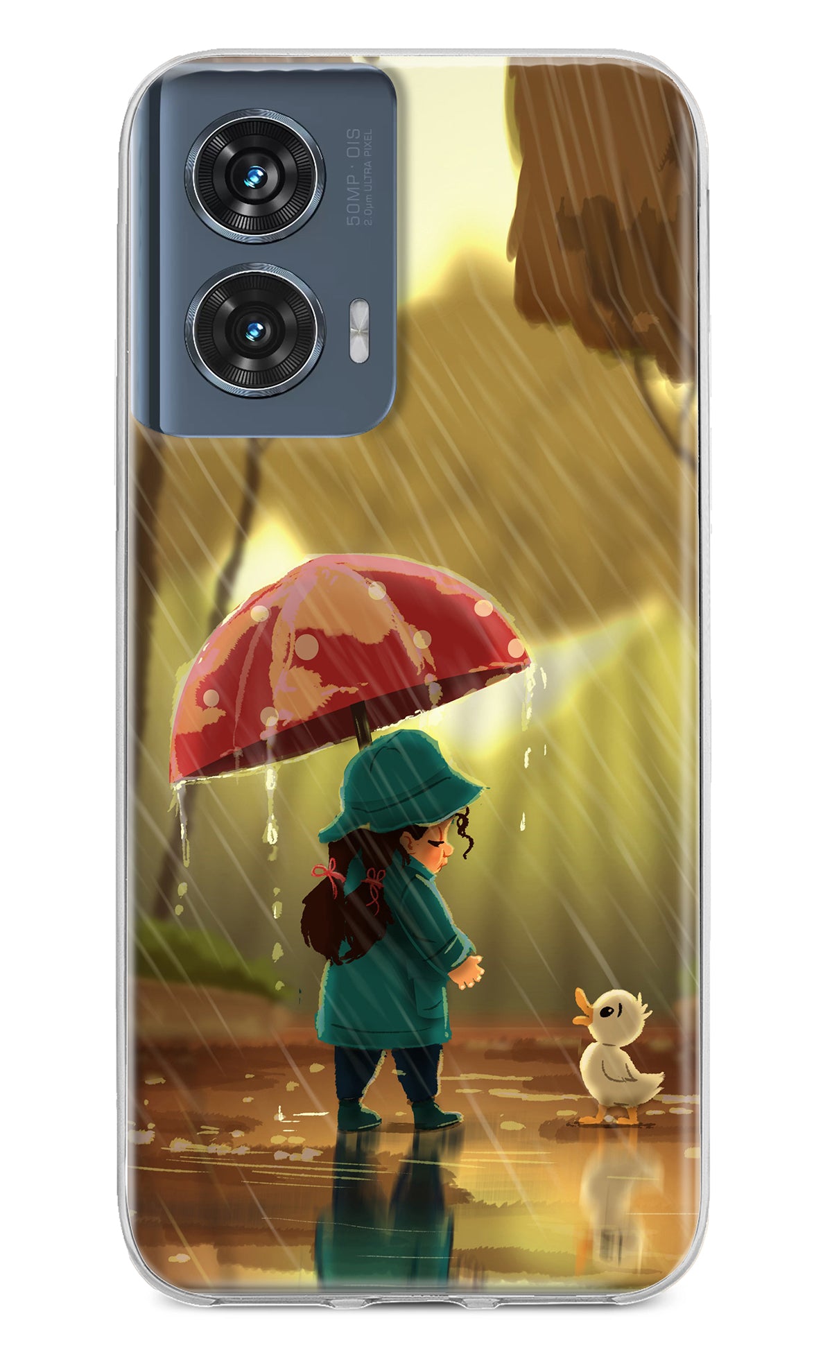 Rainy Day Moto Edge 50 Fusion Back Cover