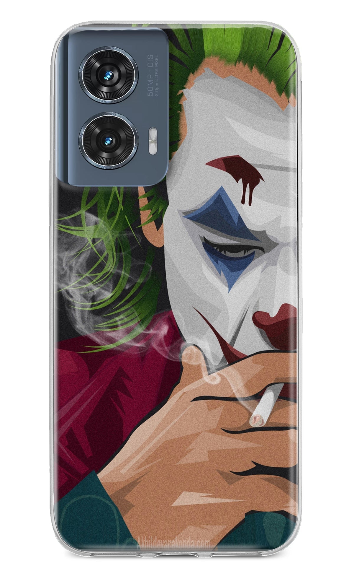 Joker Smoking Moto Edge 50 Fusion Back Cover