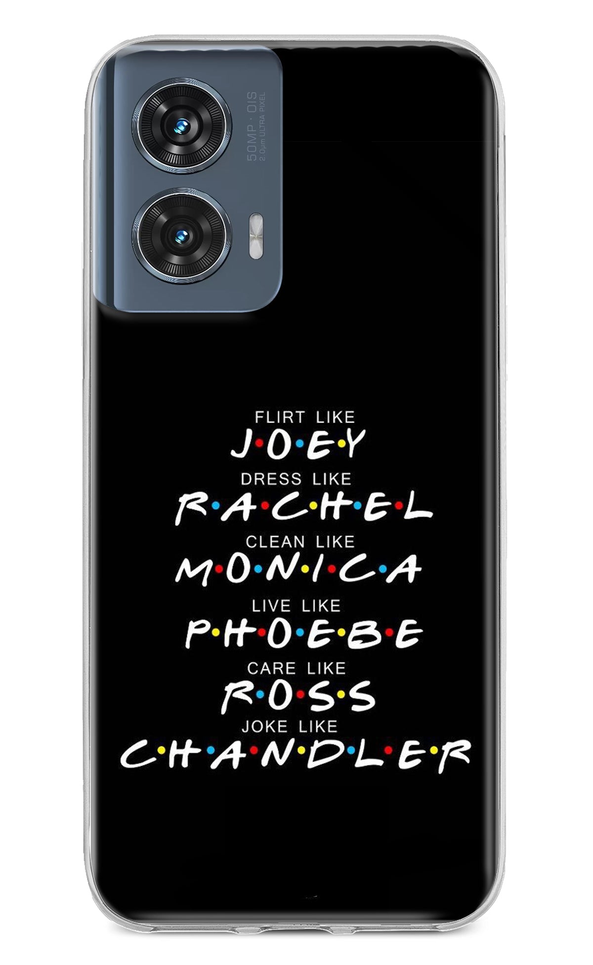 FRIENDS Character Moto Edge 50 Fusion Back Cover