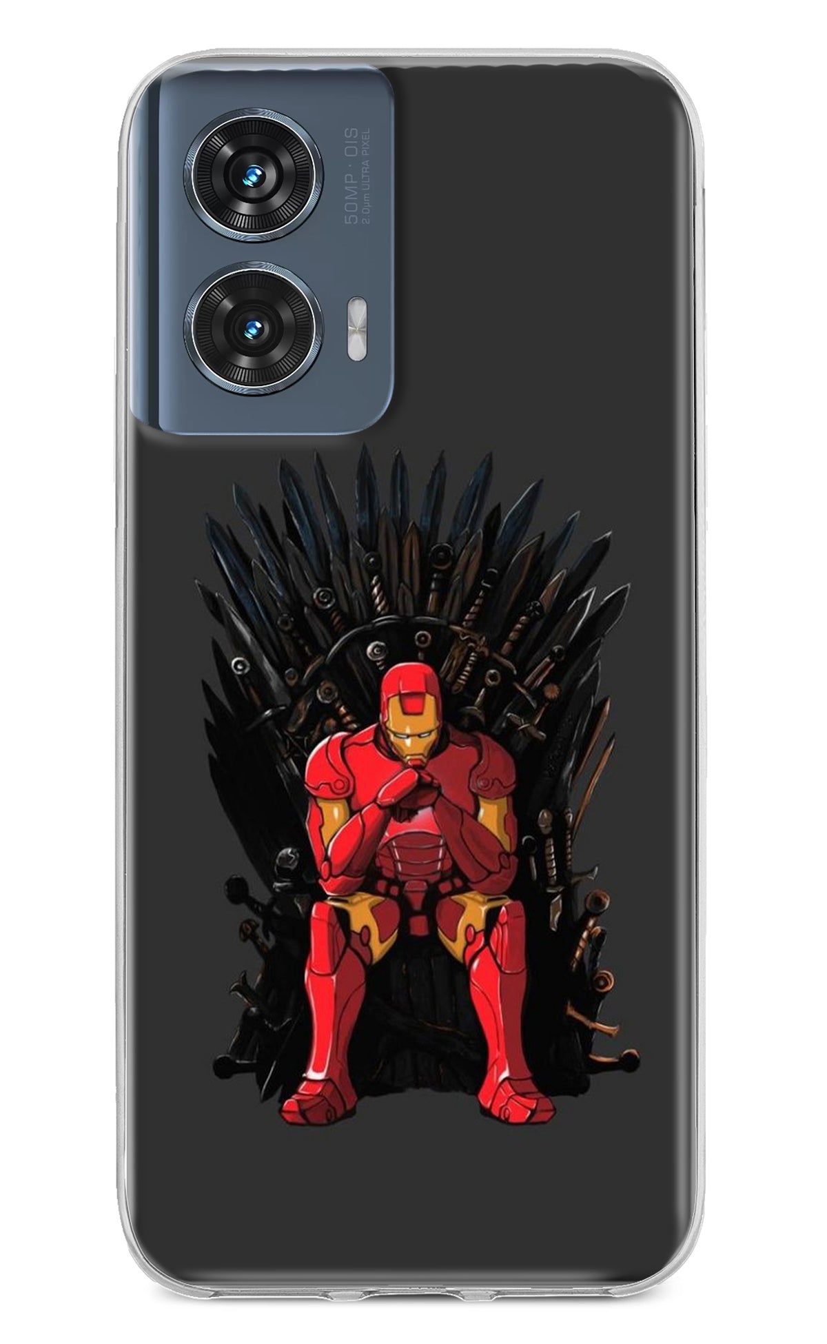 Ironman Throne Moto Edge 50 Fusion Back Cover