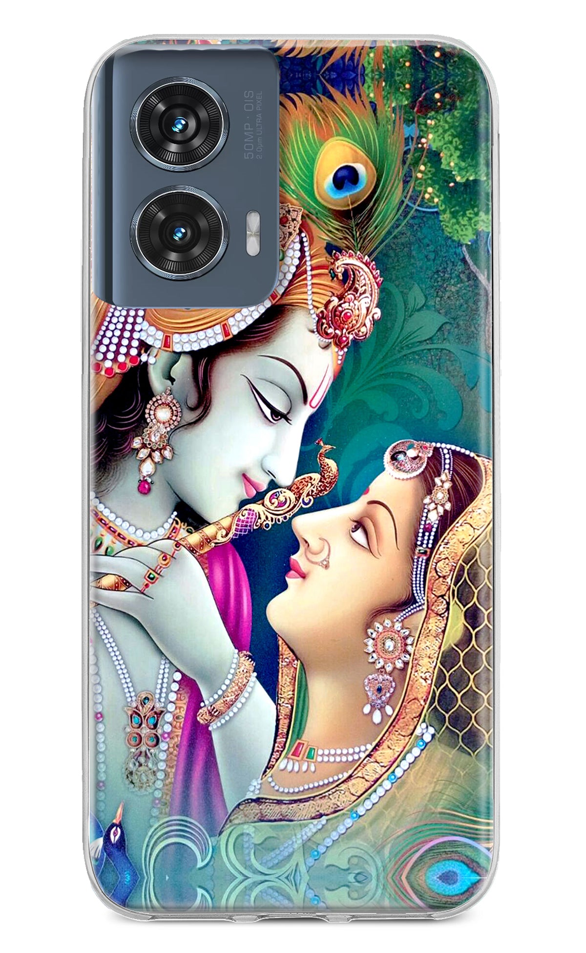 Lord Radha Krishna Moto Edge 50 Fusion Back Cover