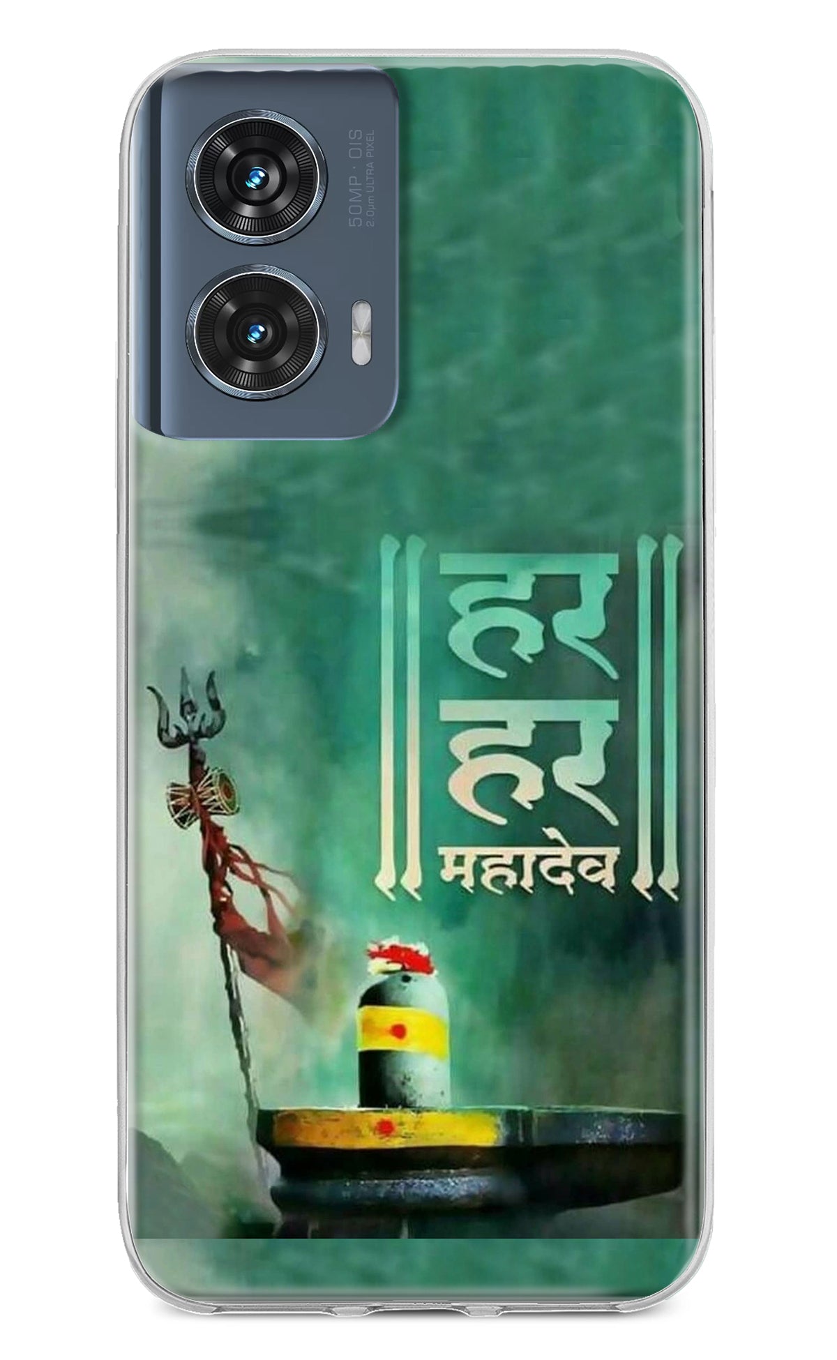 Har Har Mahadev Shivling Moto Edge 50 Fusion Back Cover