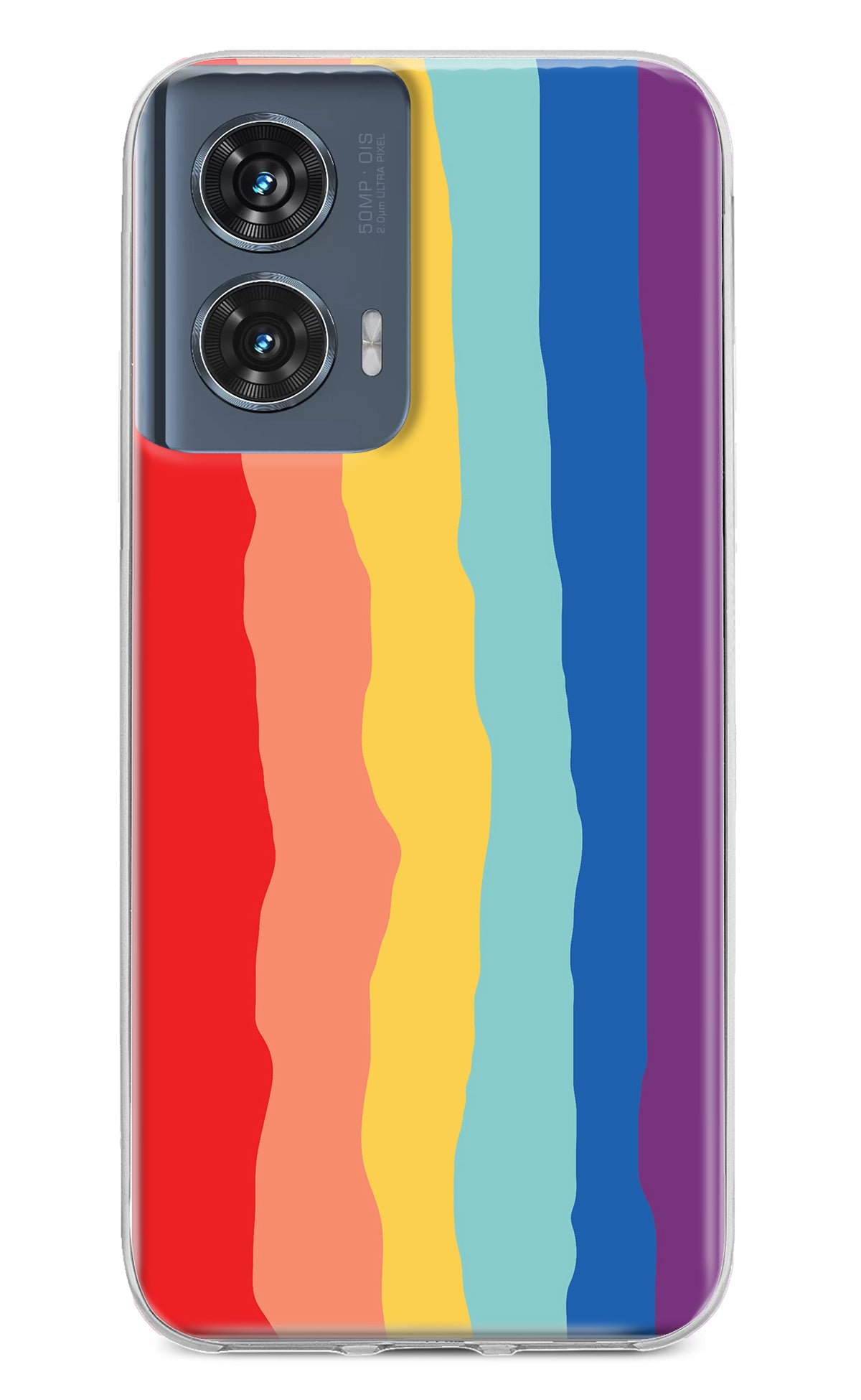 Rainbow Moto Edge 50 Fusion Back Cover