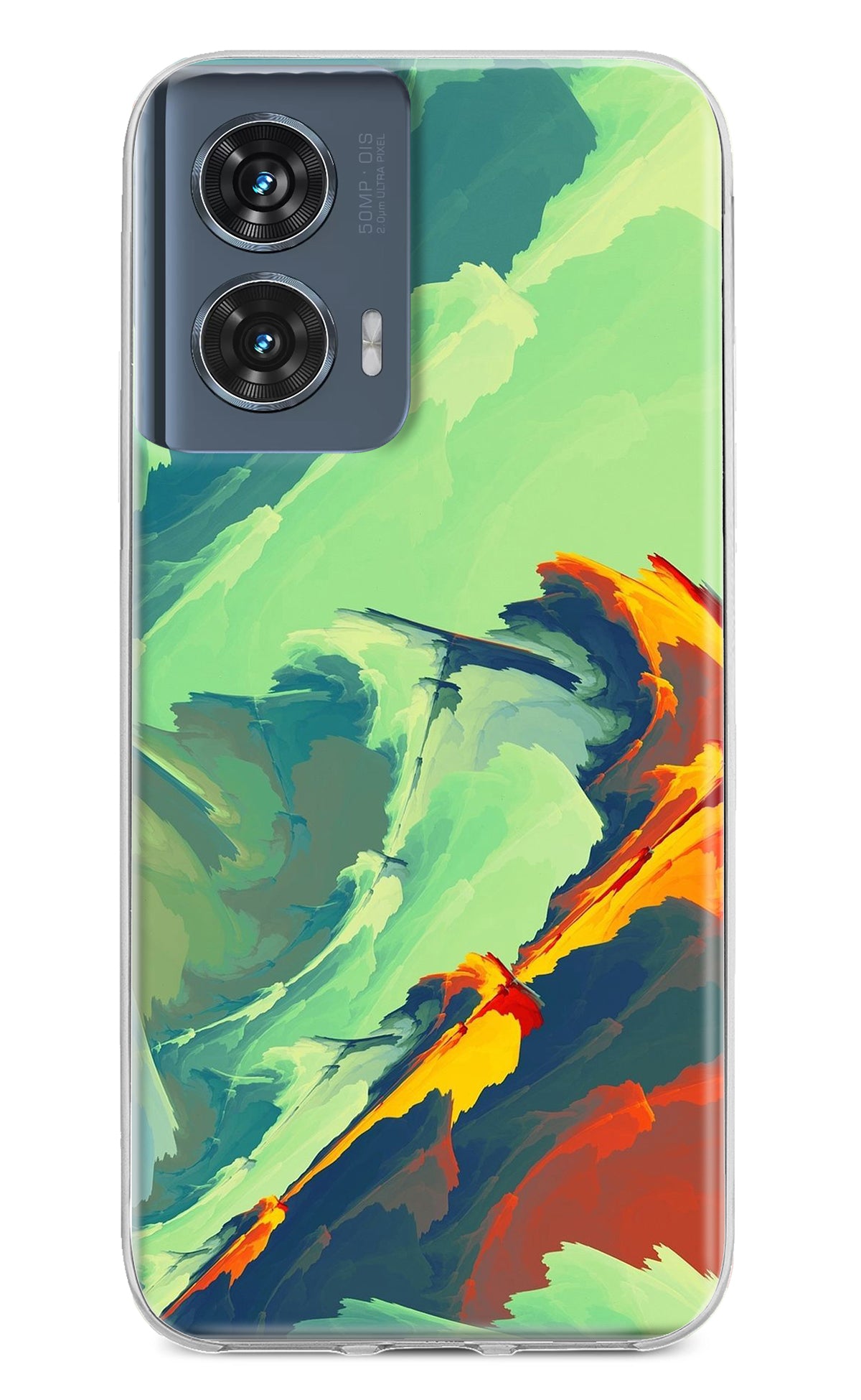 Paint Art Moto Edge 50 Fusion Back Cover