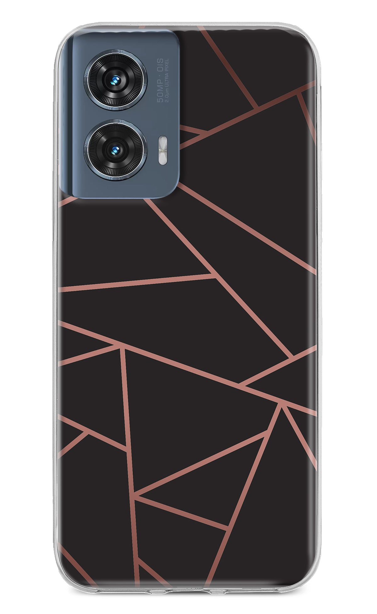 Geometric Pattern Moto Edge 50 Fusion Back Cover