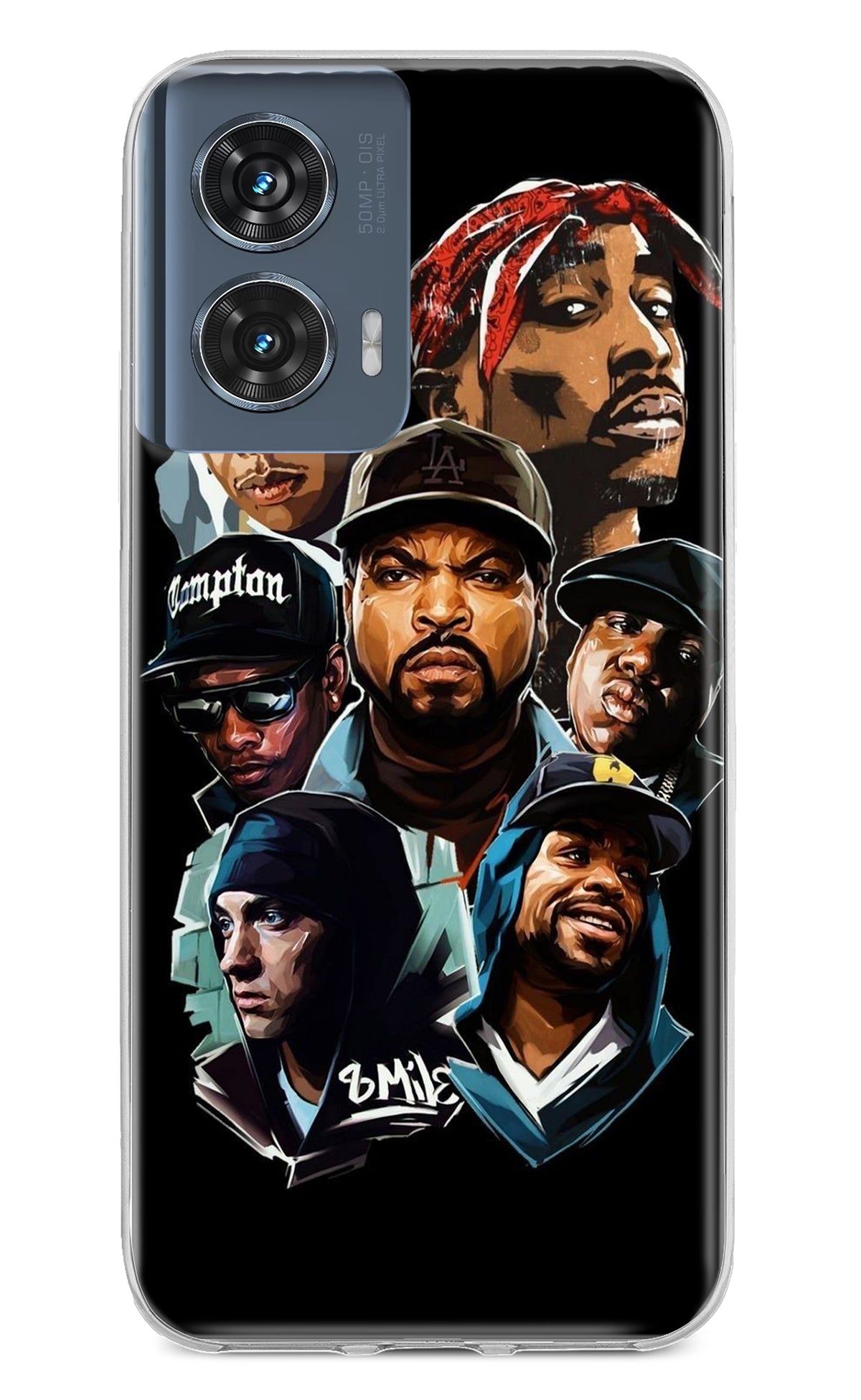 Rappers Moto Edge 50 Fusion Back Cover