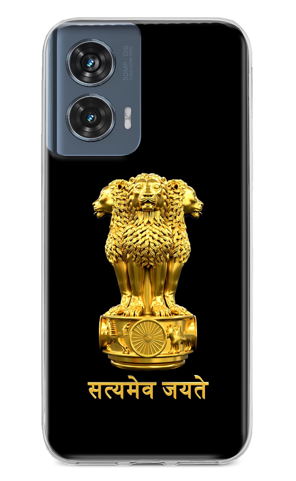 Satyamev Jayate Golden Moto Edge 50 Fusion Back Cover