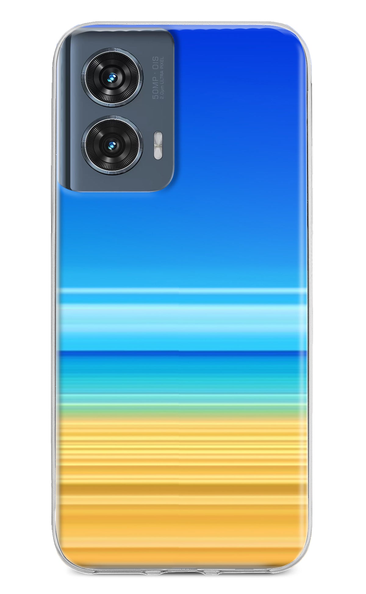 Beach Art Moto Edge 50 Fusion Back Cover