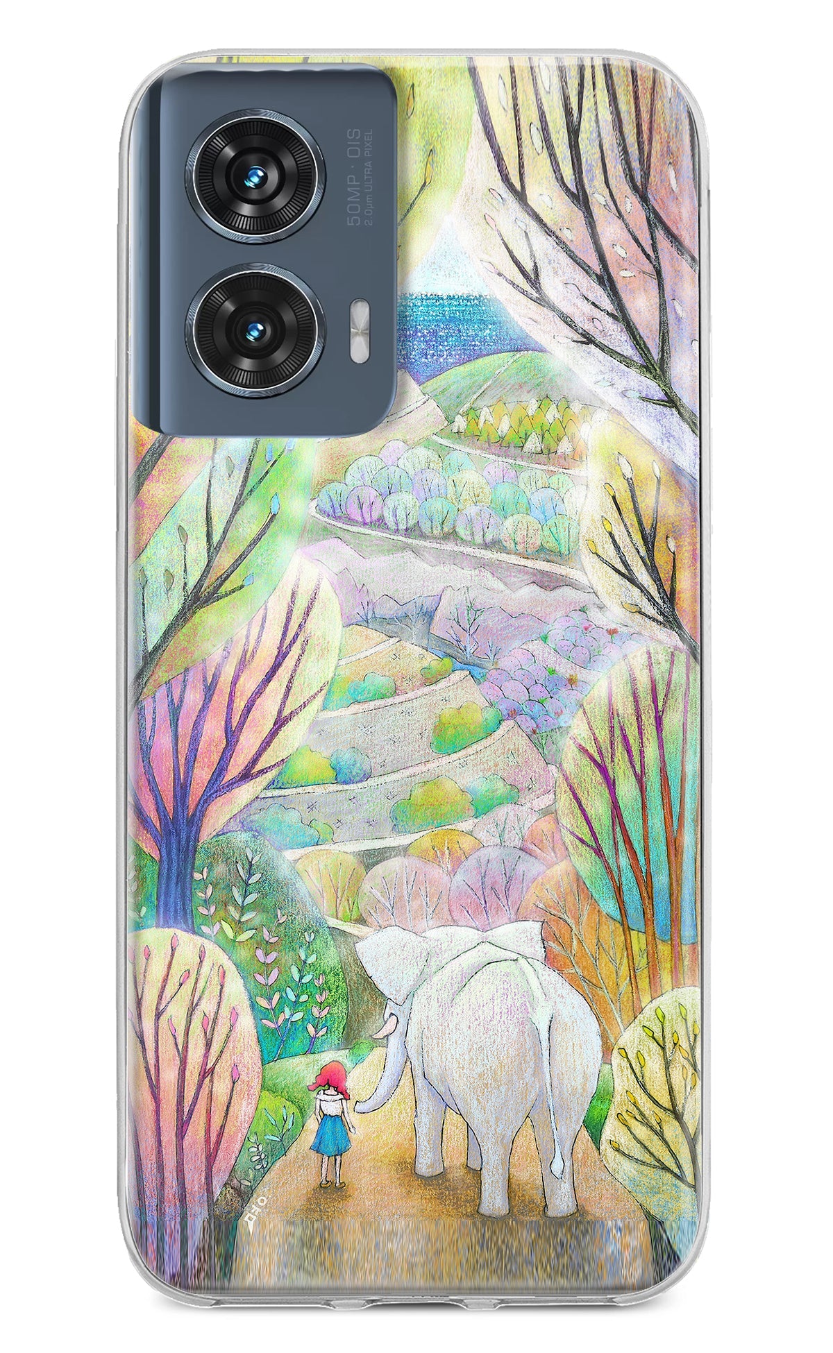 Nature Painting Moto Edge 50 Fusion Back Cover
