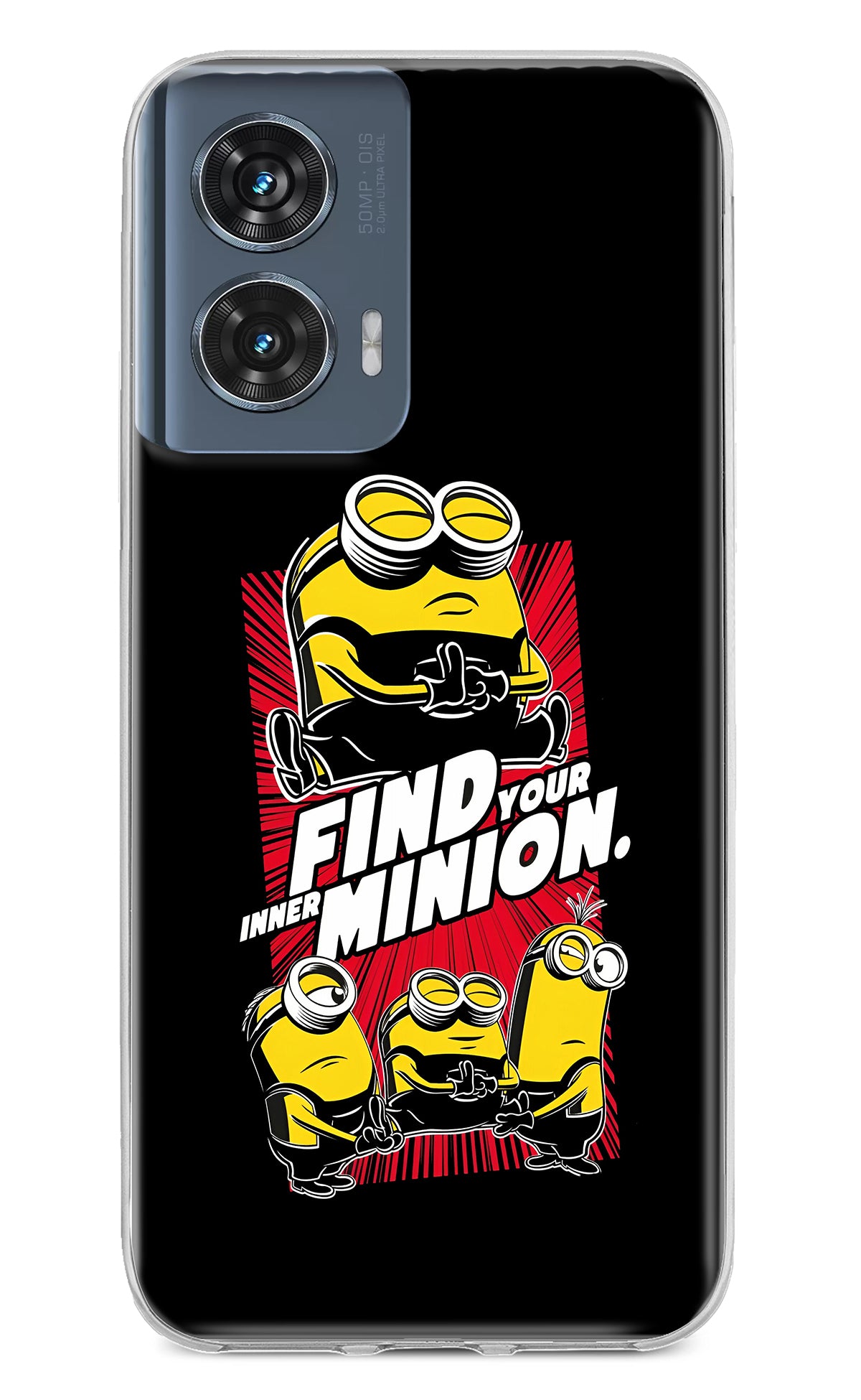 Find your inner Minion Moto Edge 50 Fusion Back Cover