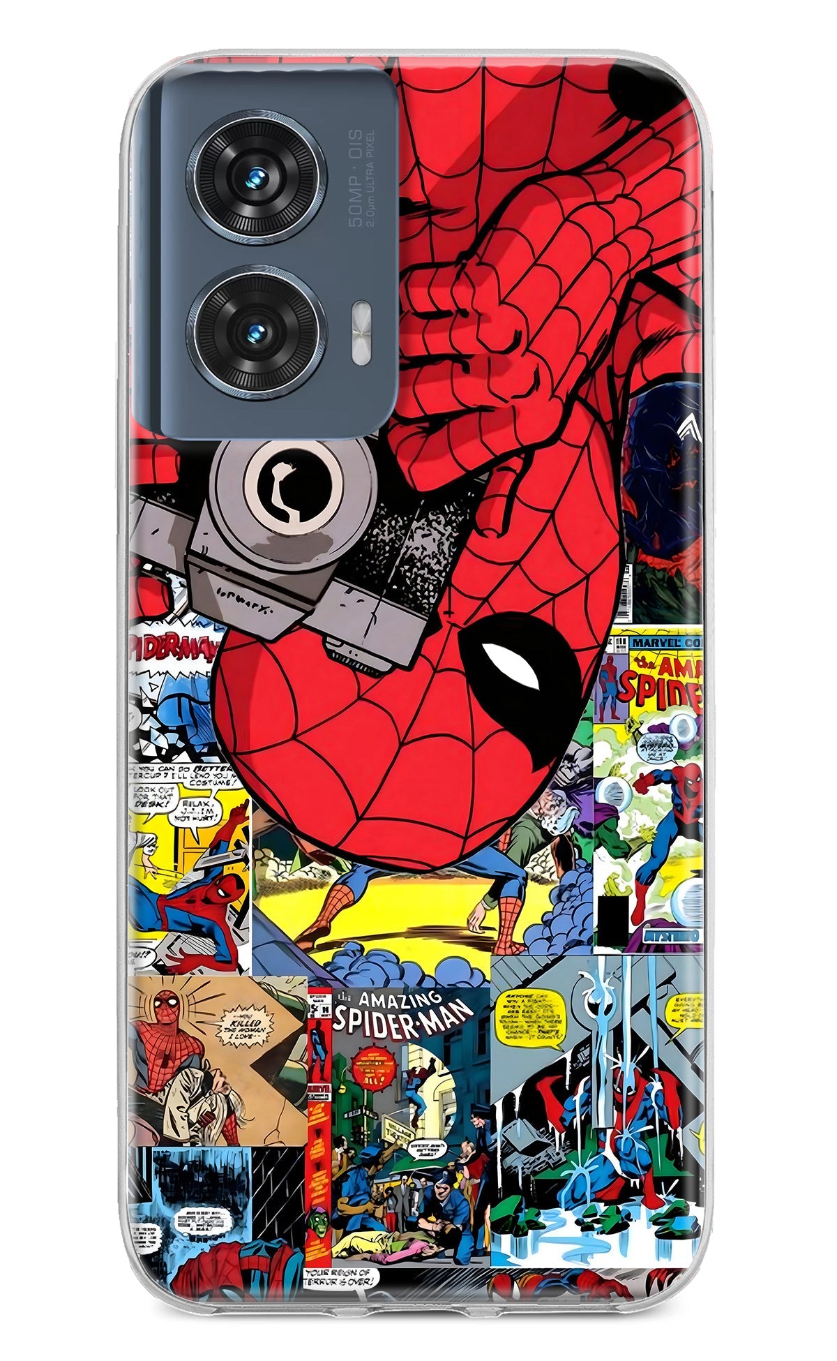 Spider Man Moto Edge 50 Fusion Back Cover