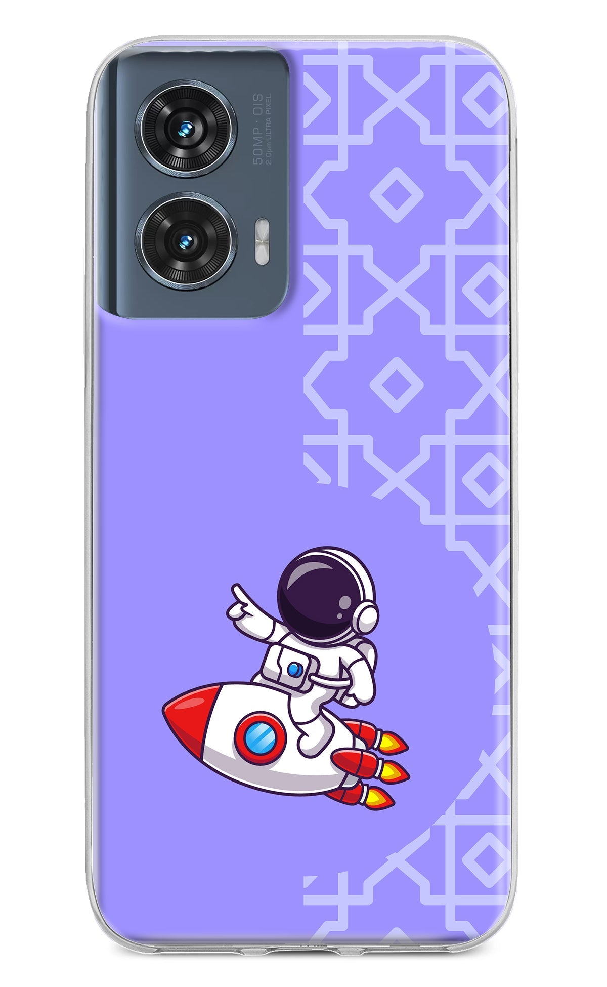 Cute Astronaut Moto Edge 50 Fusion Back Cover