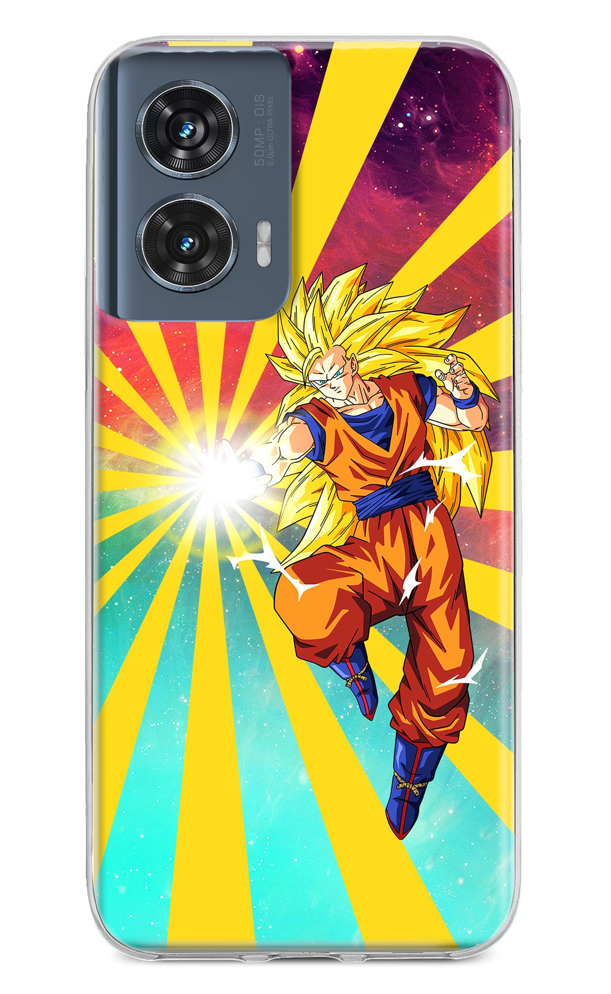 Goku Super Saiyan Moto Edge 50 Fusion Back Cover