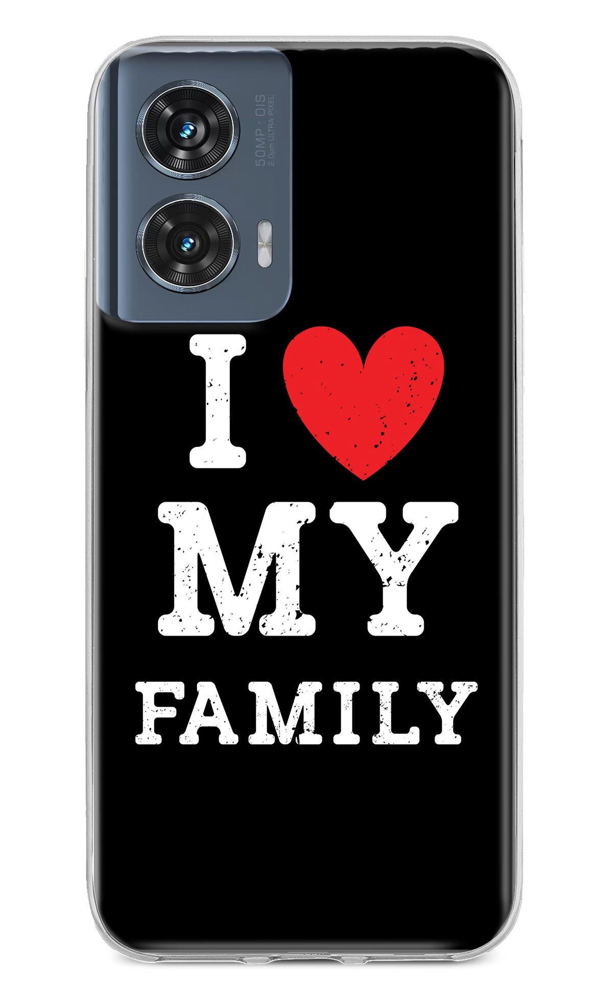 I Love My Family Moto Edge 50 Fusion Back Cover