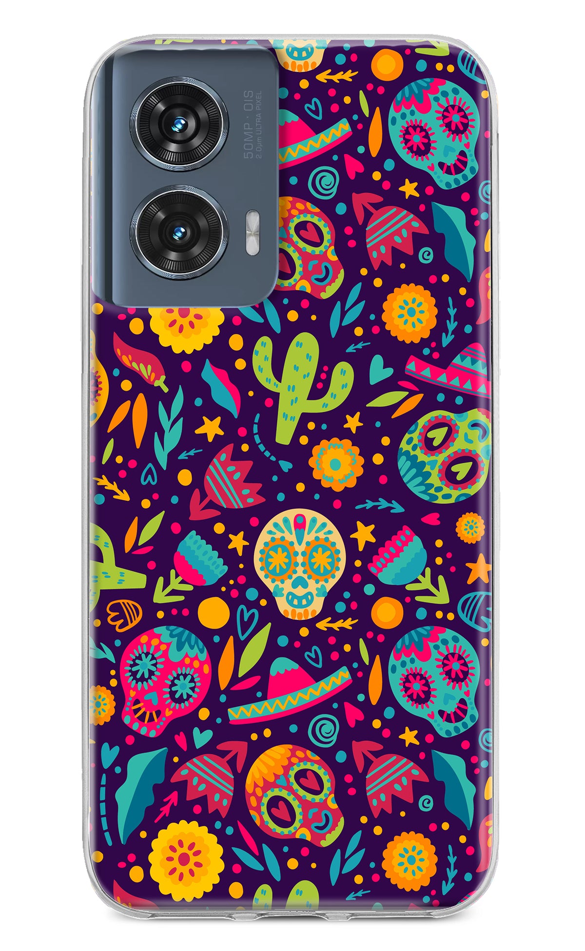 Mexican Design Moto Edge 50 Fusion Back Cover