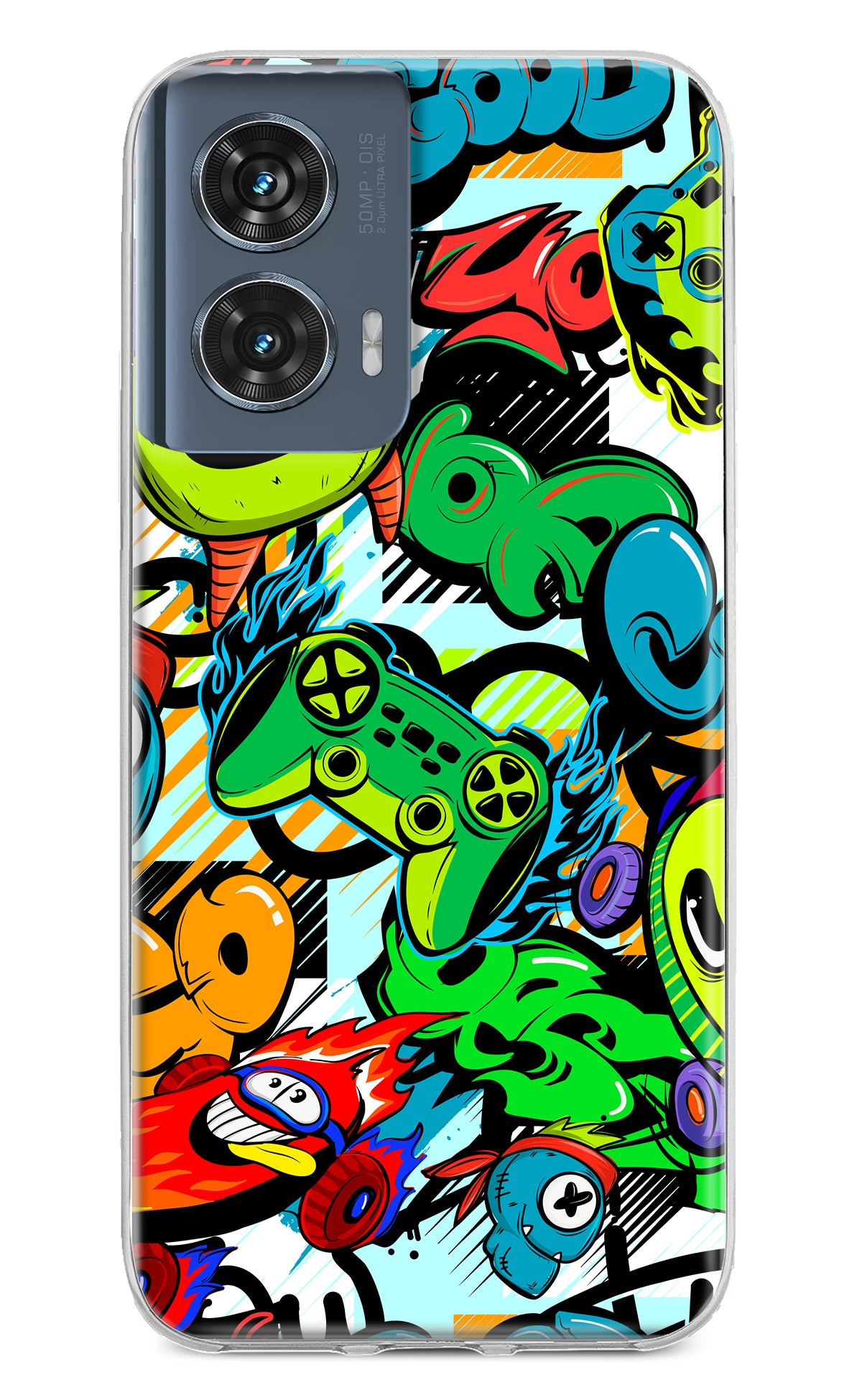 Game Doodle Moto Edge 50 Fusion Back Cover