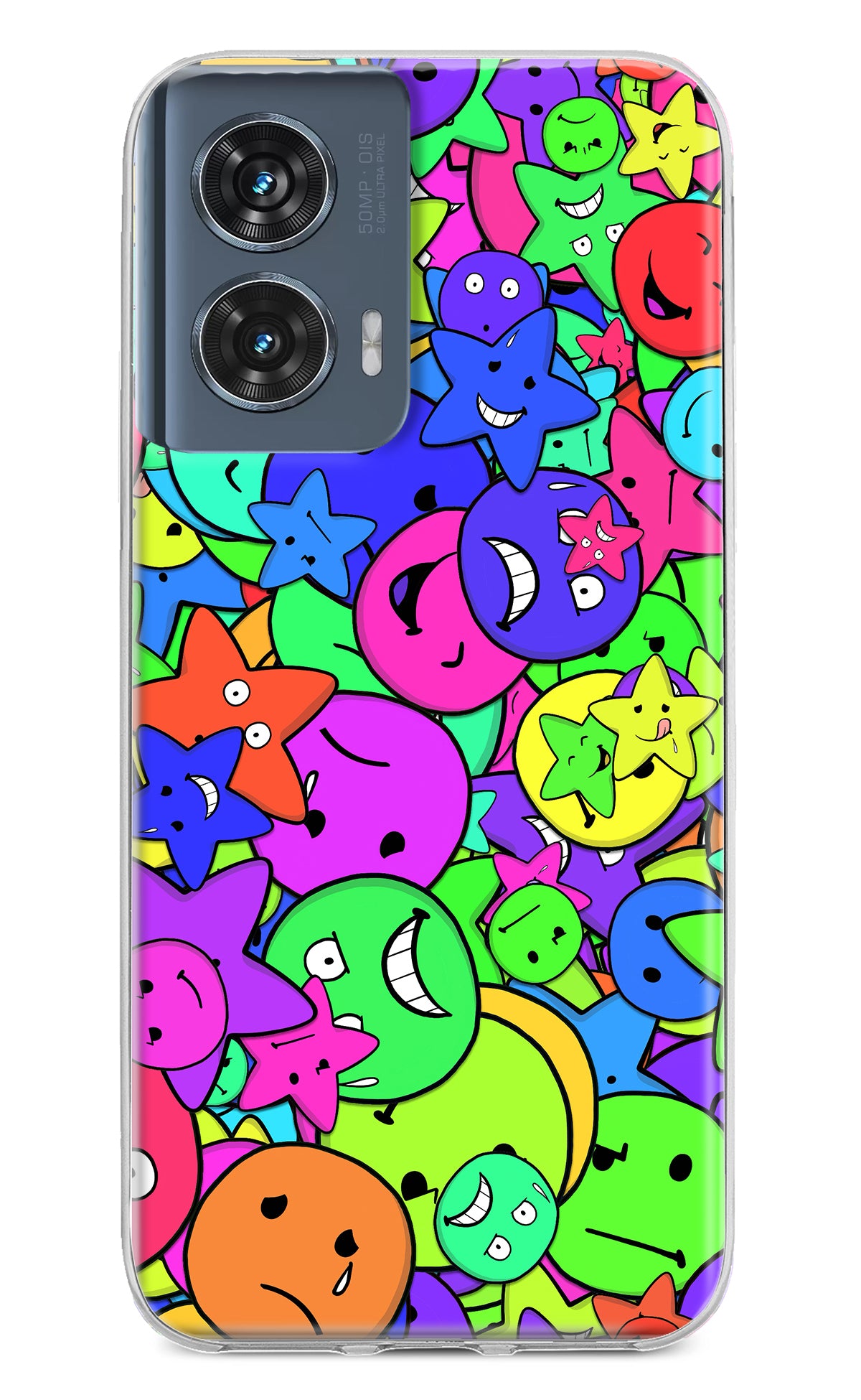 Fun Doodle Moto Edge 50 Fusion Back Cover