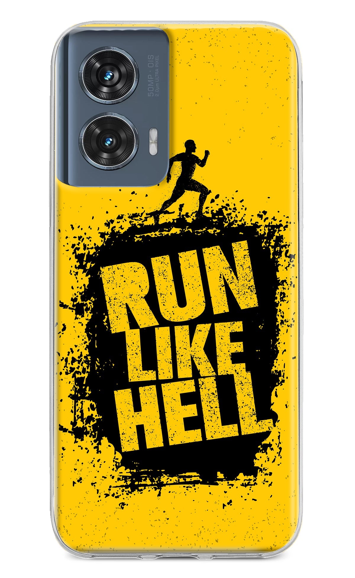Run Like Hell Moto Edge 50 Fusion Back Cover