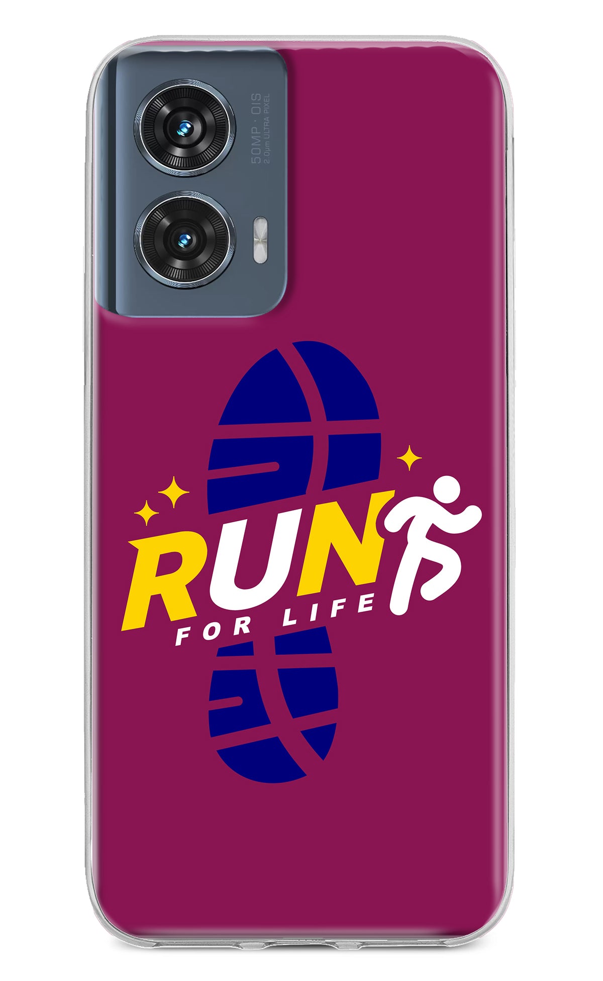 Run for Life Moto Edge 50 Fusion Back Cover