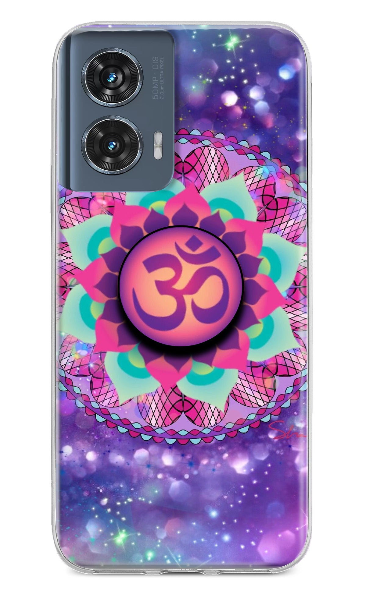 Om Purple Moto Edge 50 Fusion Pop Case