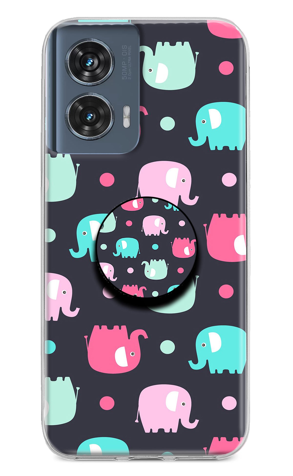 Baby Elephants Moto Edge 50 Fusion Pop Case