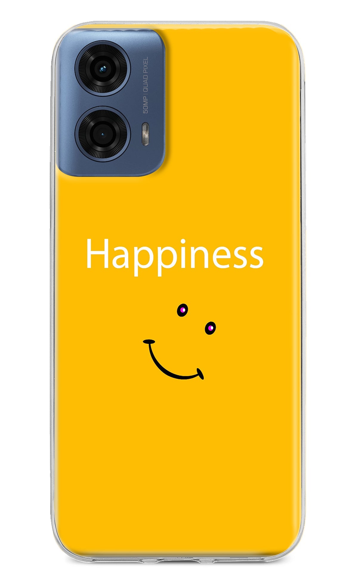 Happiness With Smiley Moto G24 Power Back Cover