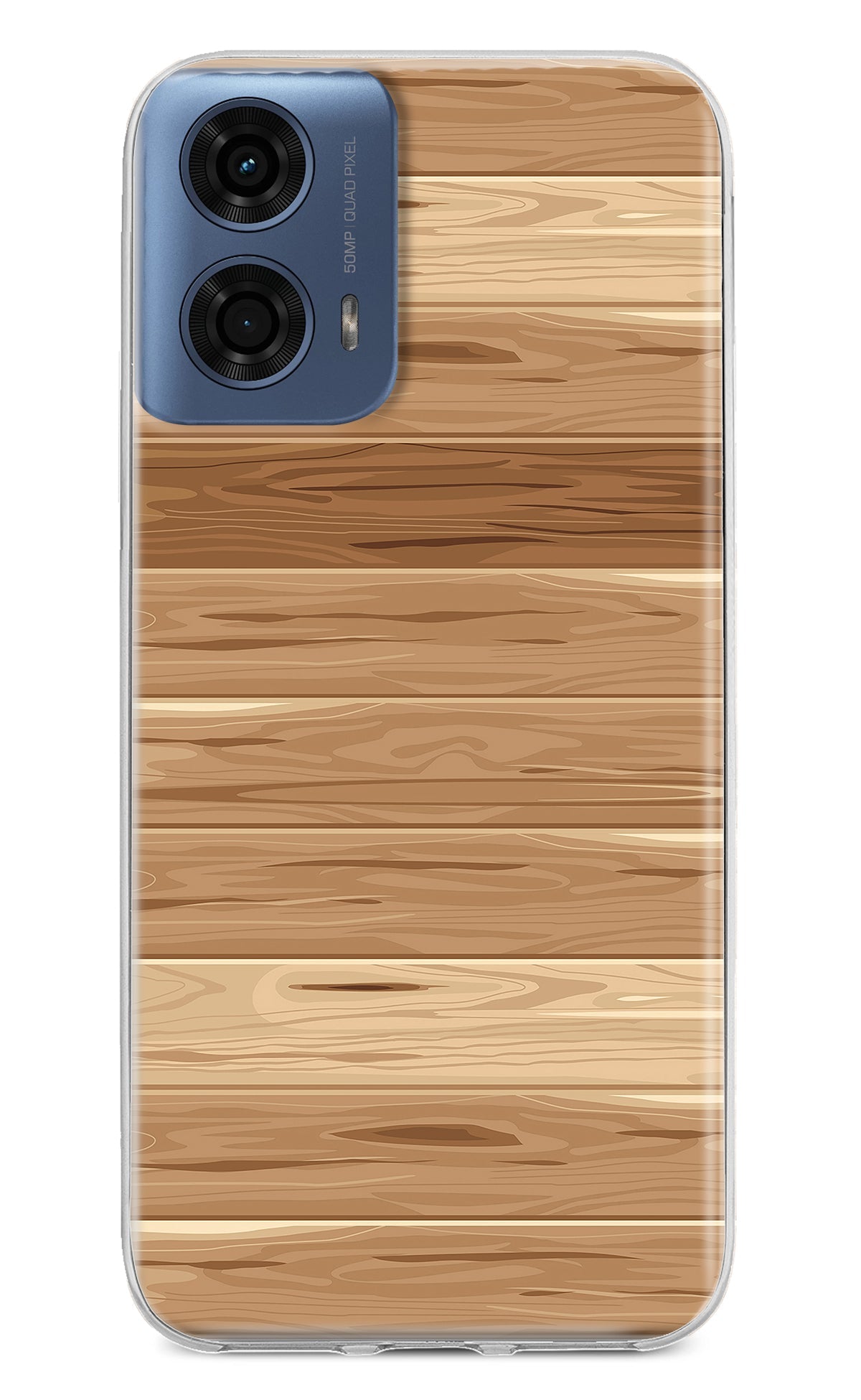 Wooden Vector Moto G24 Power Back Cover