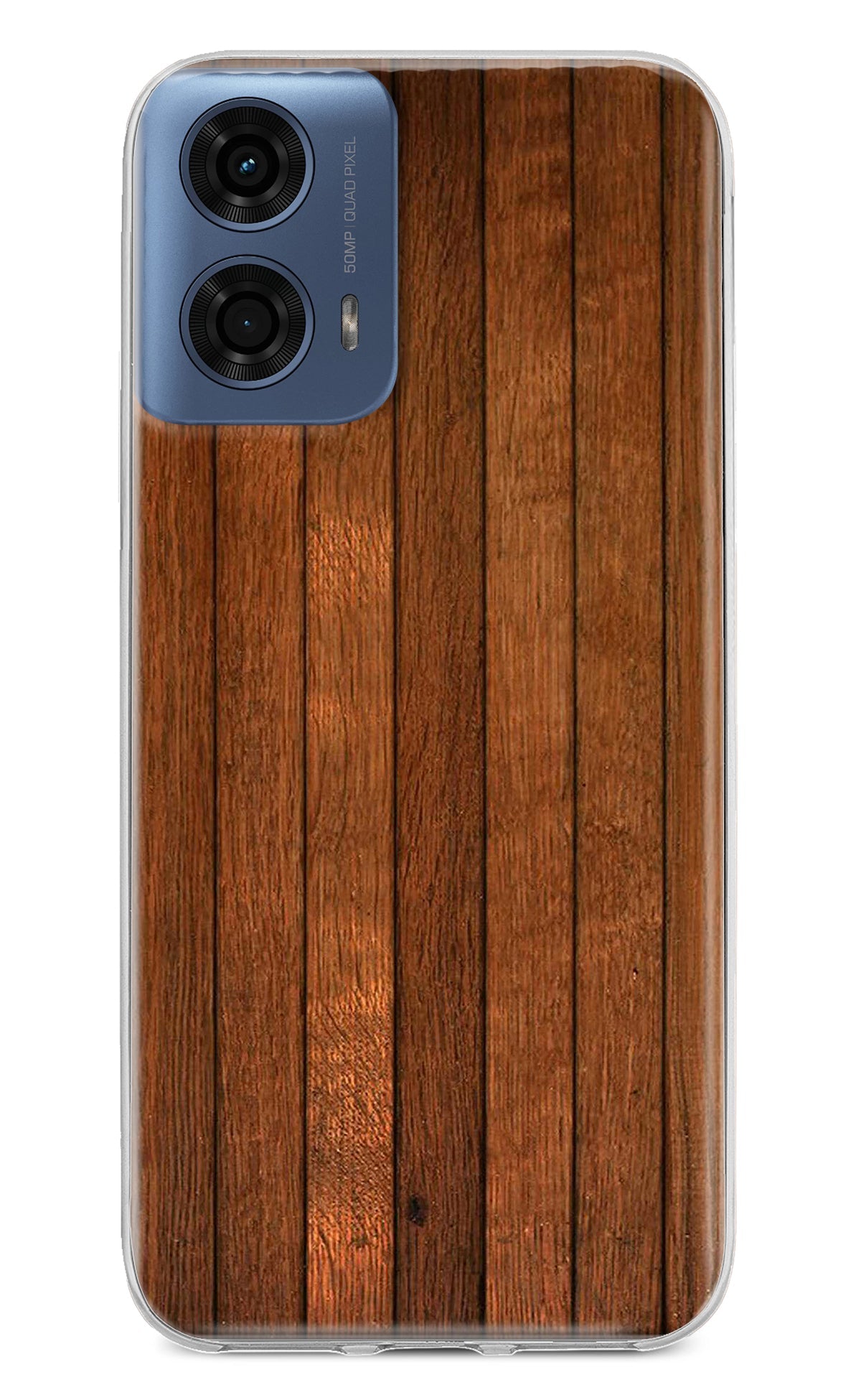 Wooden Artwork Bands Moto G24 Power Back Cover