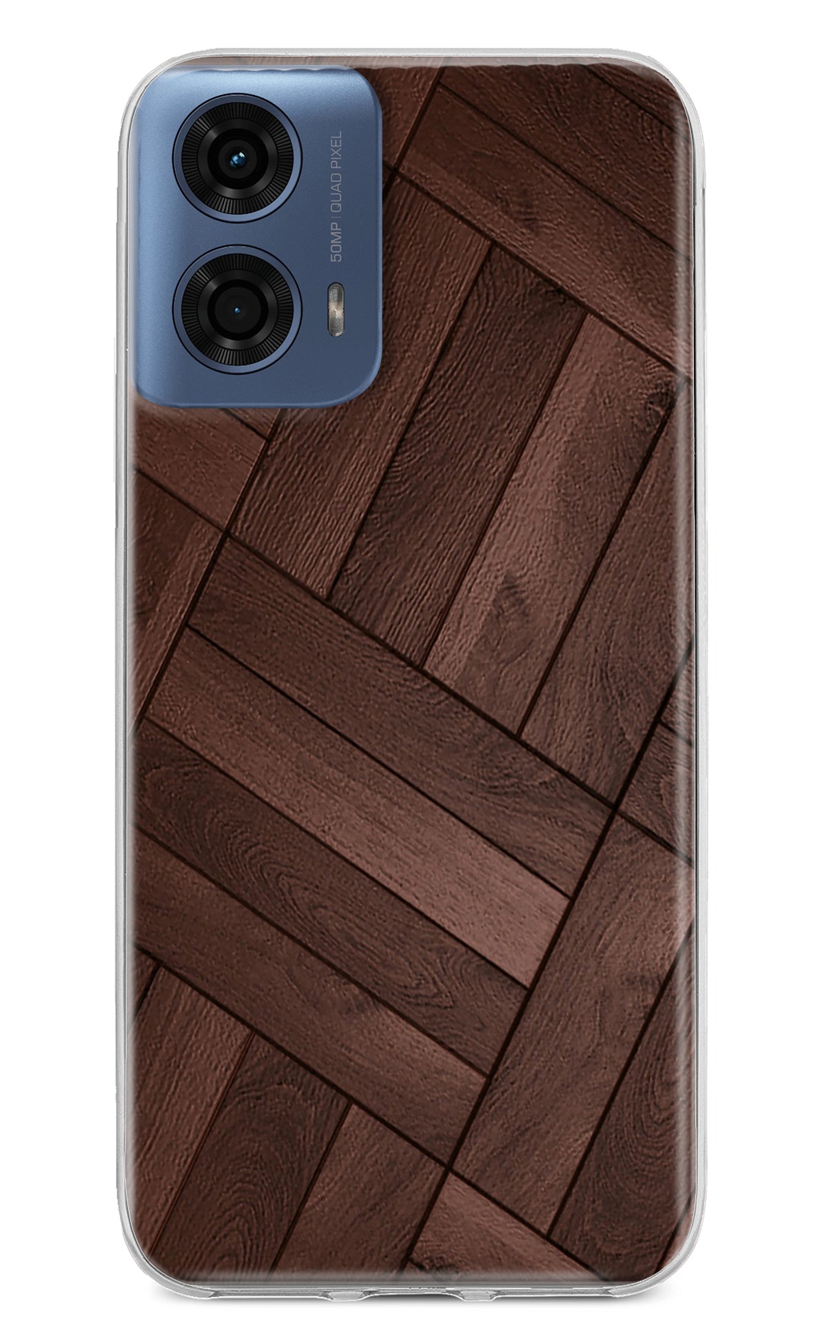 Wooden Texture Design Moto G24 Power Back Cover