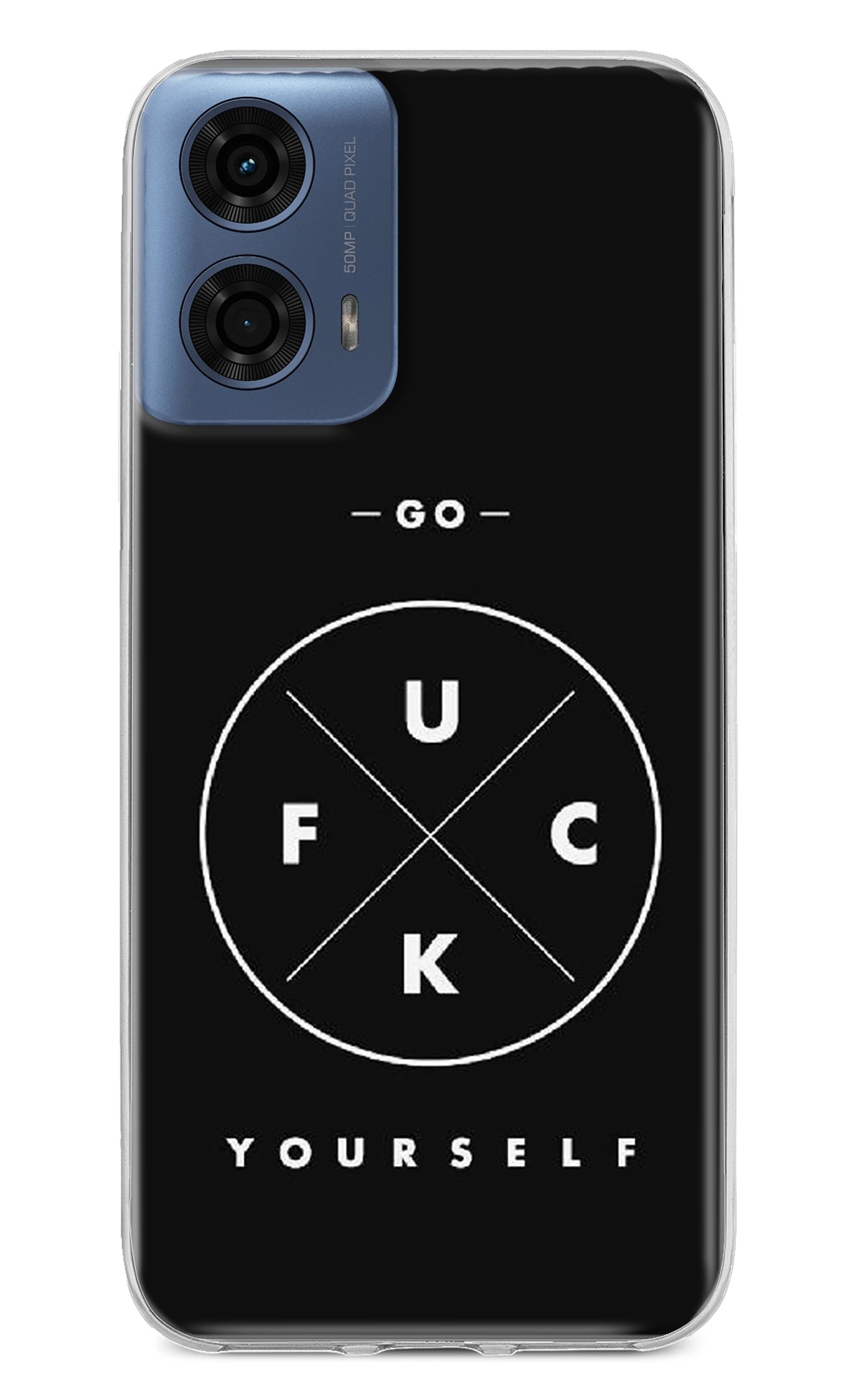 Go Fuck Yourself Moto G24 Power Back Cover