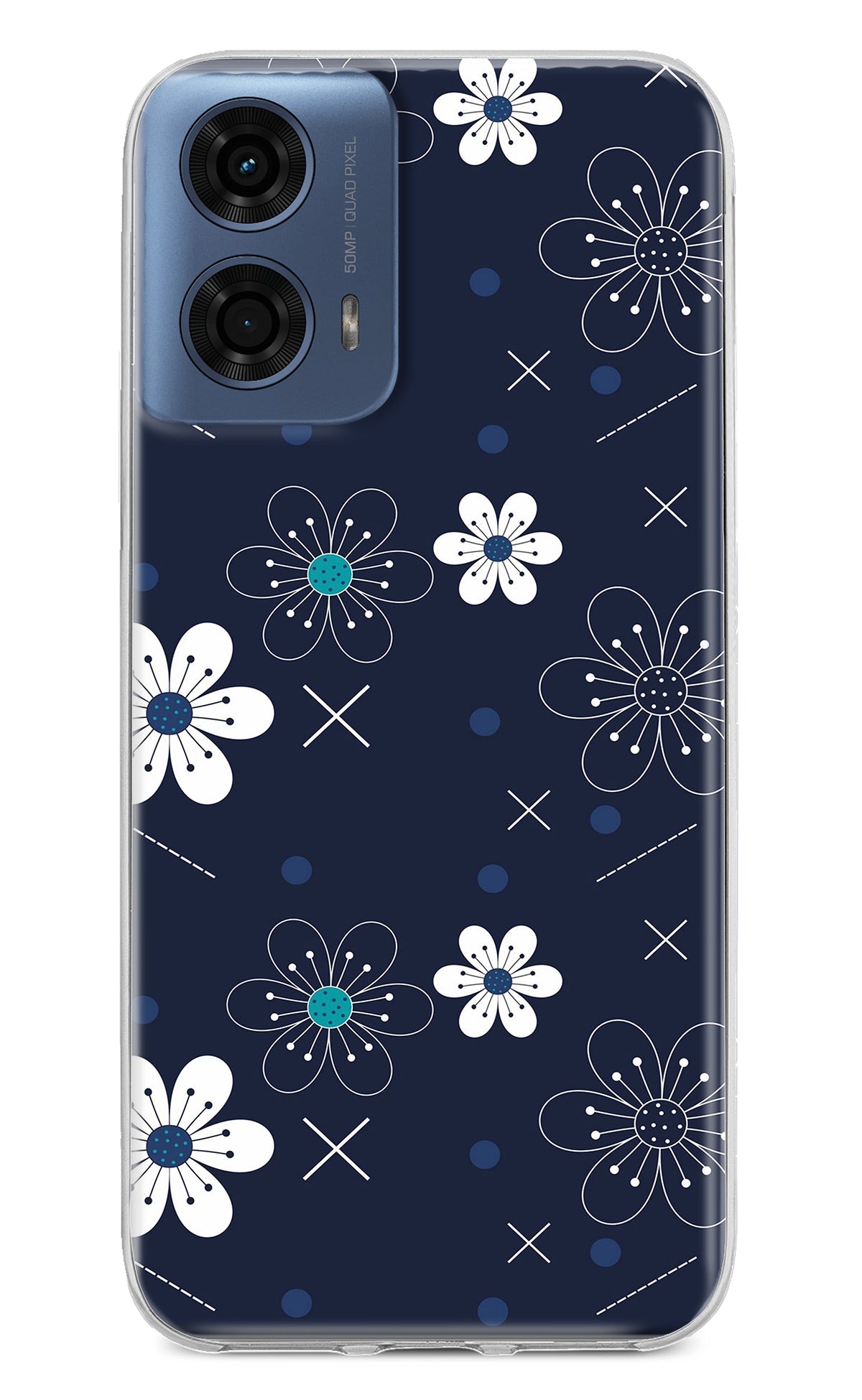 Flowers Moto G24 Power Back Cover