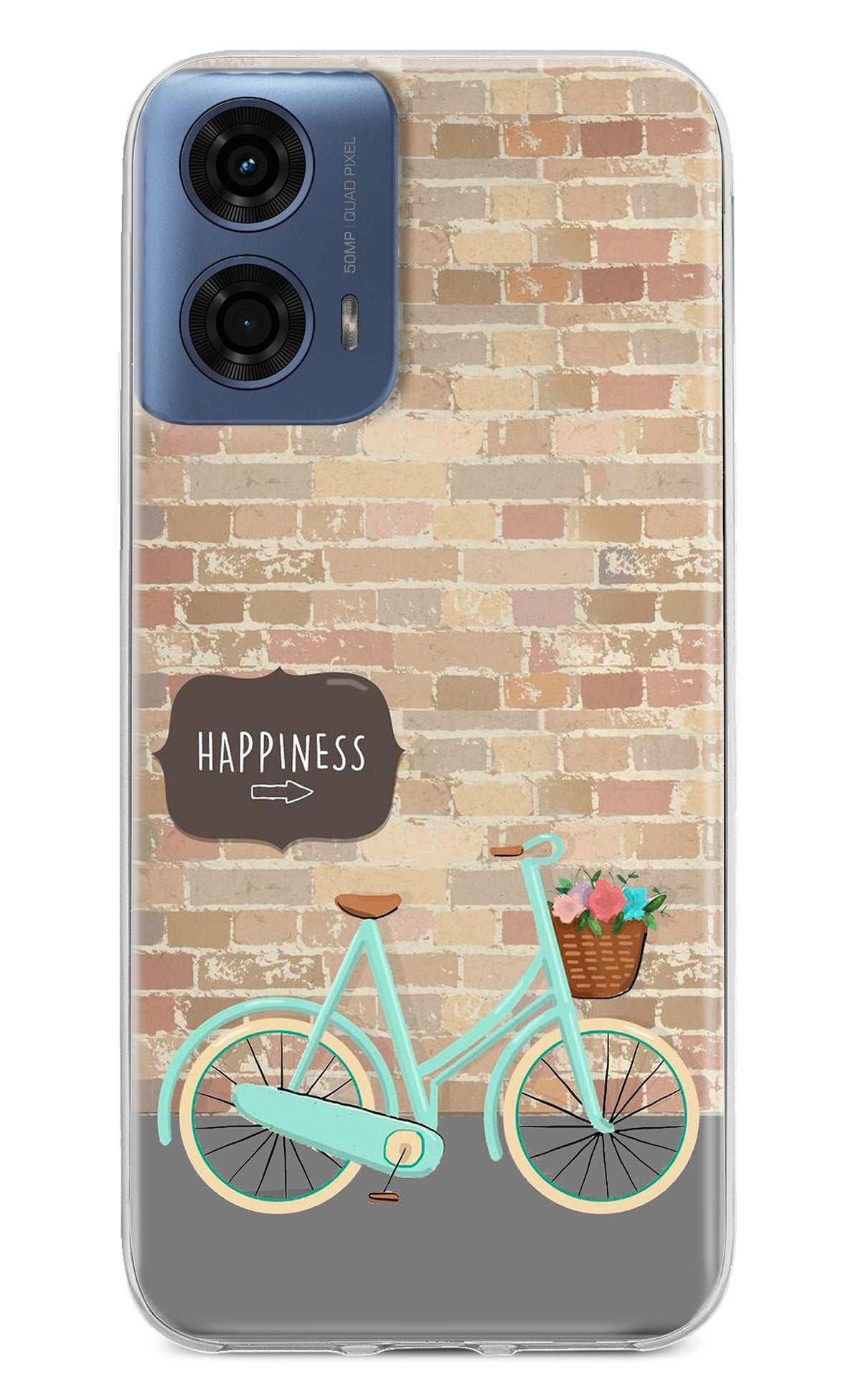 Happiness Artwork Moto G24 Power Back Cover