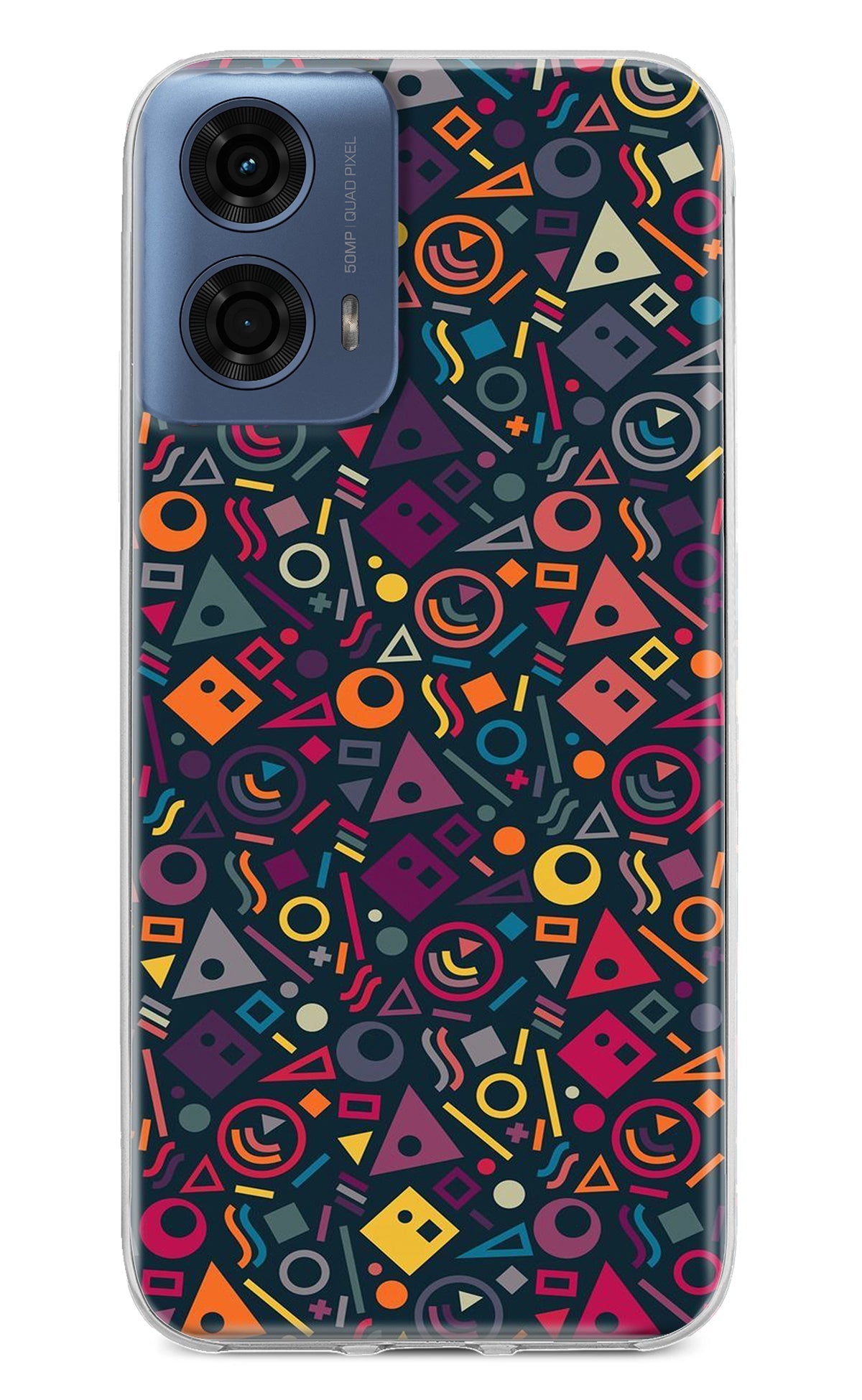 Geometric Abstract Moto G24 Power Back Cover