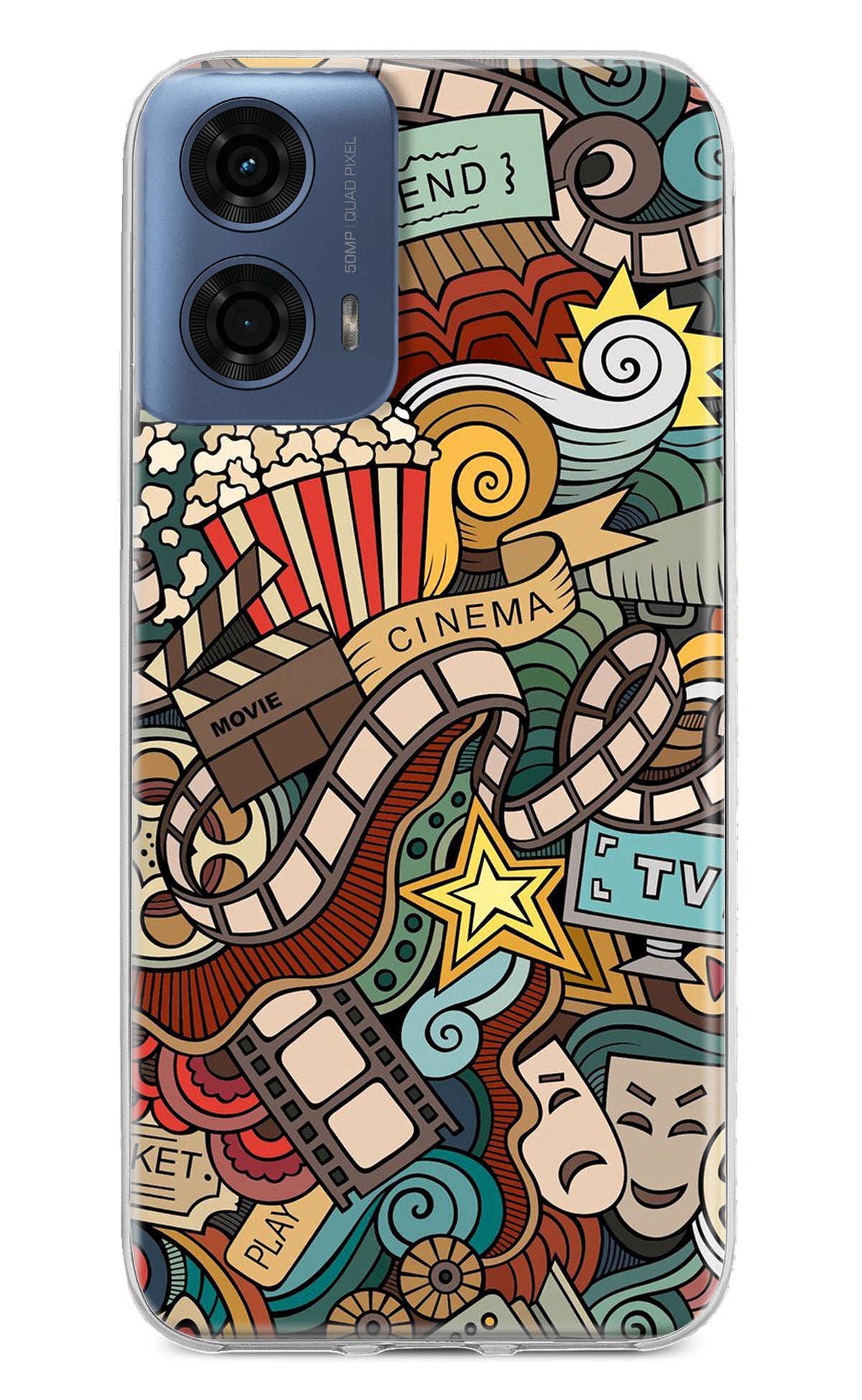 Cinema Abstract Moto G24 Power Back Cover