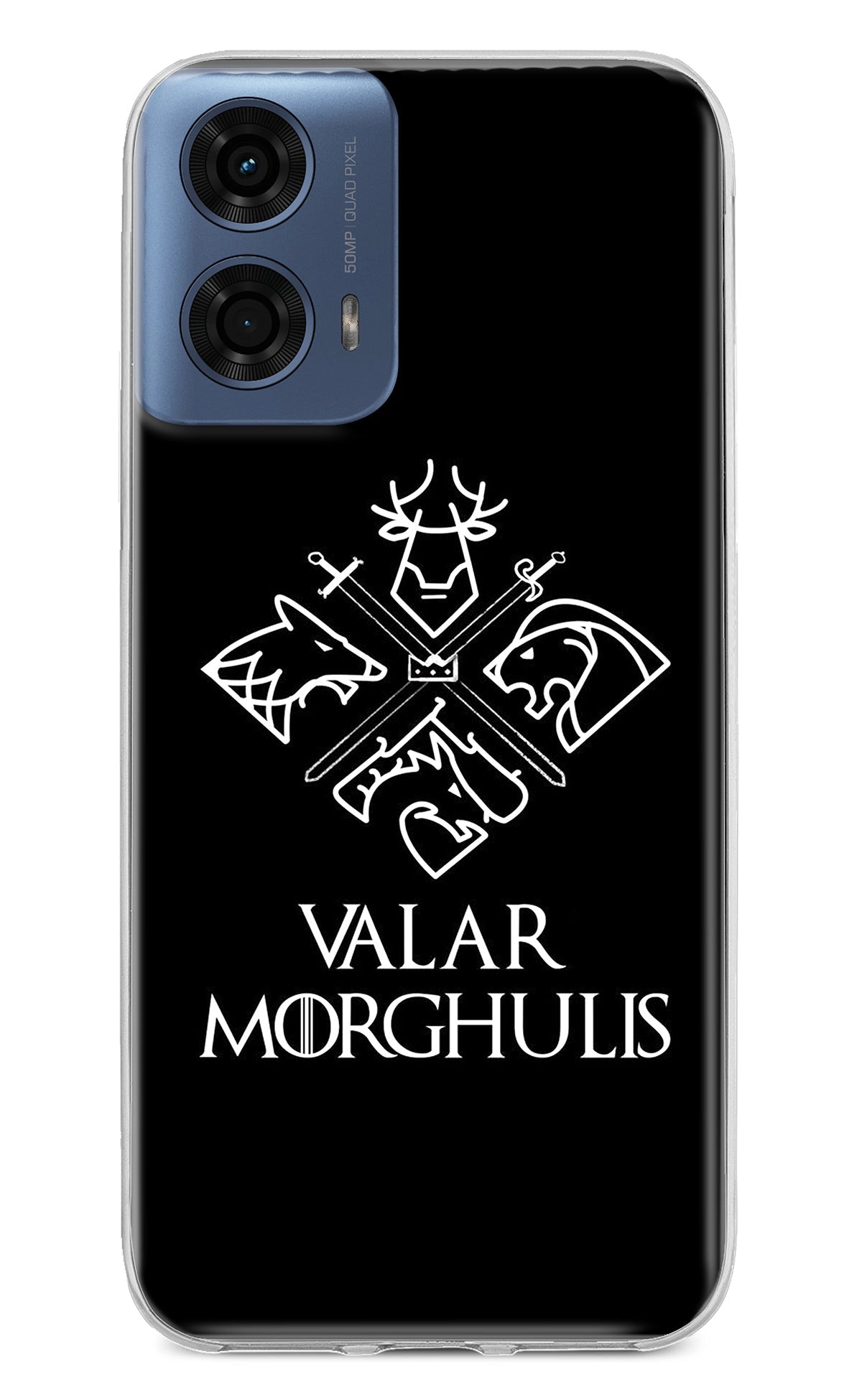 Valar Morghulis | Game Of Thrones Moto G24 Power Back Cover