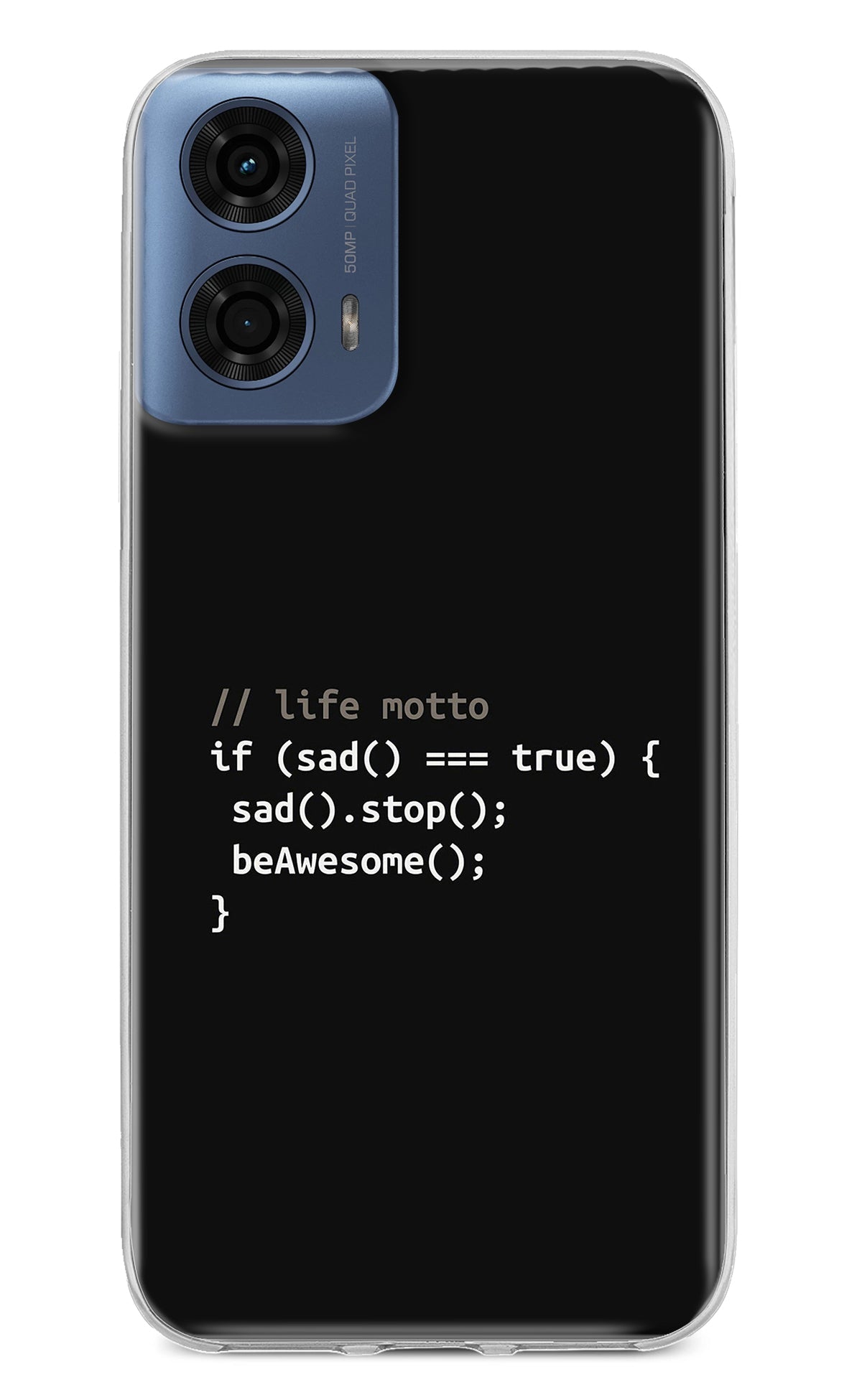 Life Motto Code Moto G24 Power Back Cover