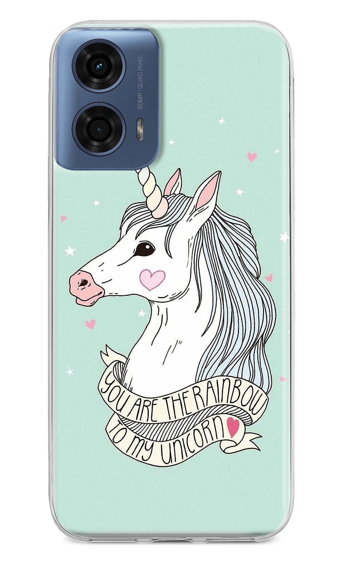 Unicorn Wallpaper Moto G24 Power Back Cover