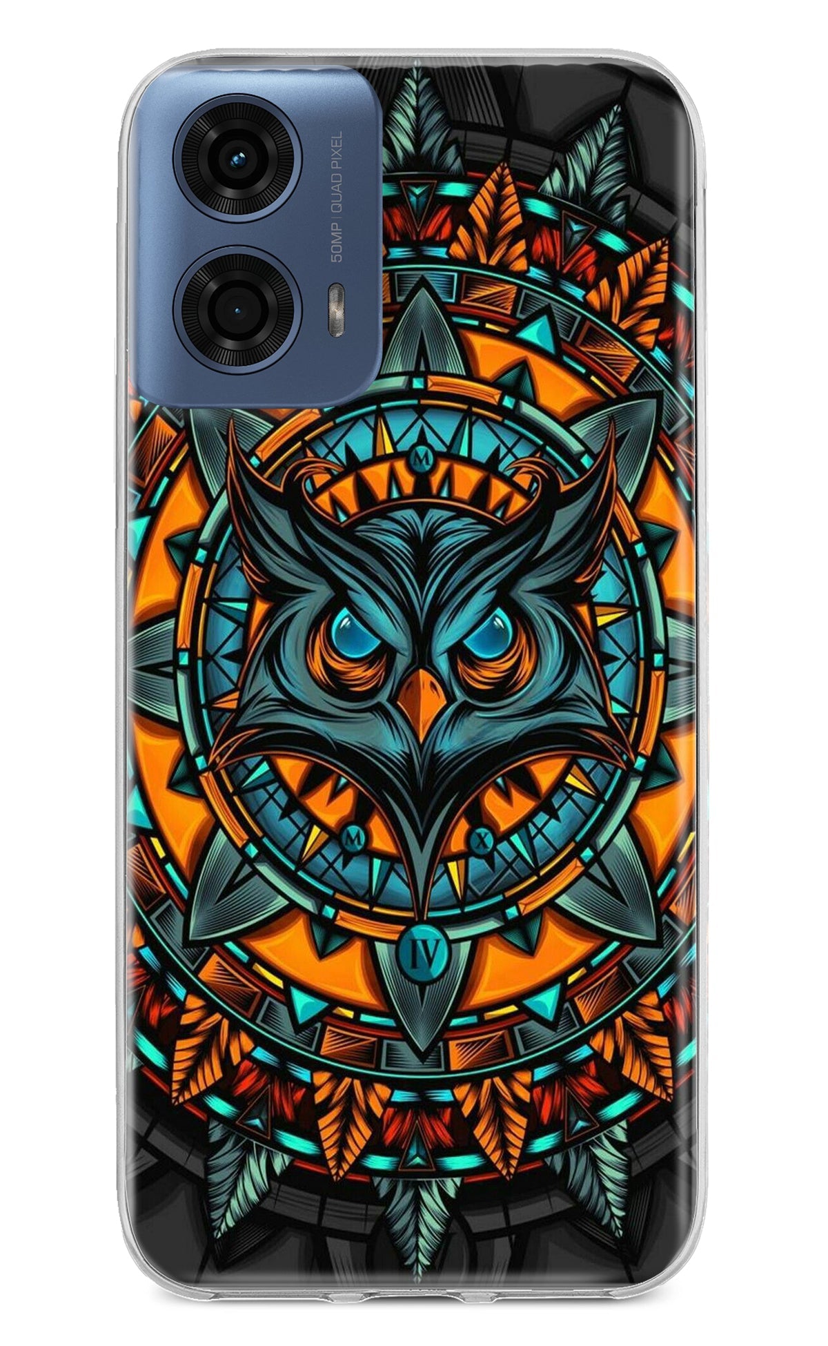 Angry Owl Art Moto G24 Power Back Cover