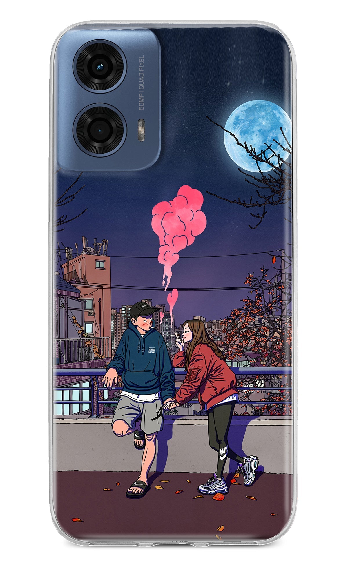 Chilling Couple Moto G24 Power Back Cover